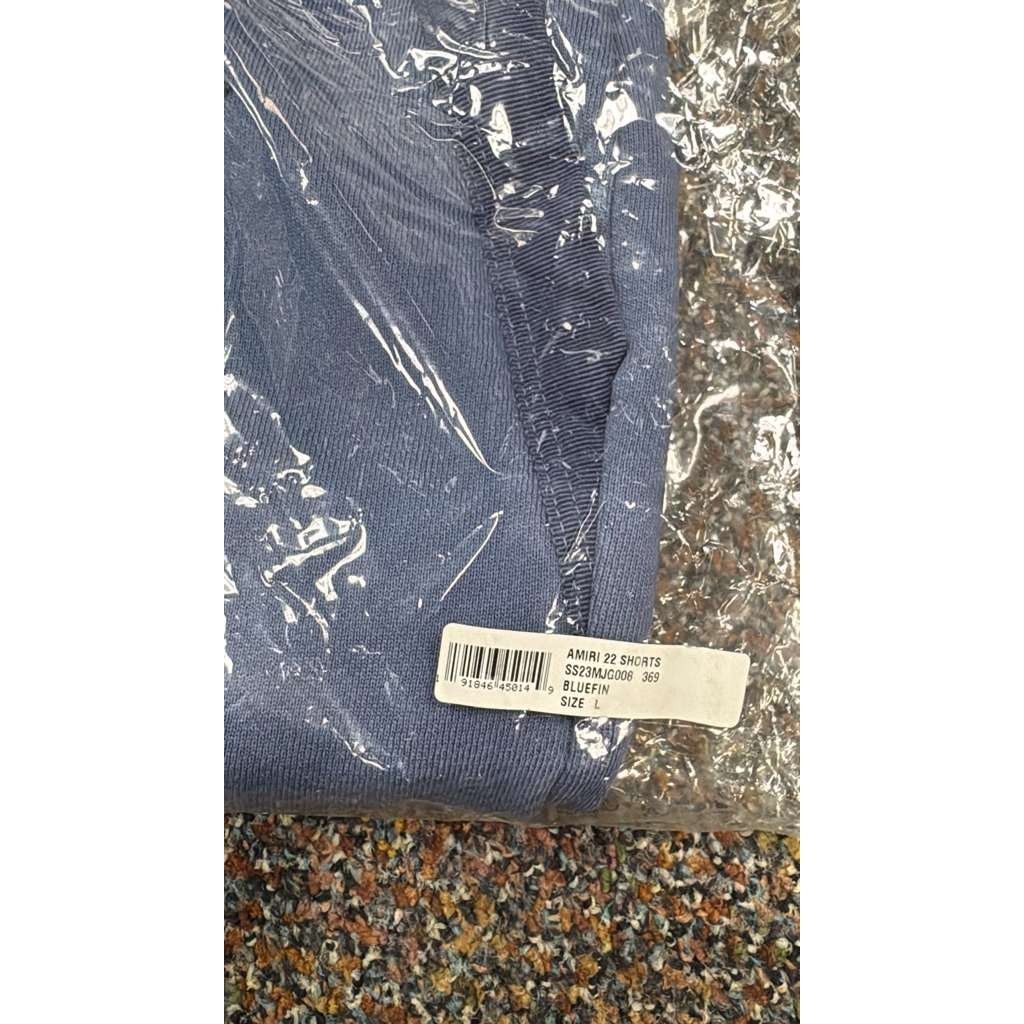 Amiri o1rshd1 Q:4 / 22 Shorts in Bluefin Size US 34 / EU 50 - 18 Thumbnail