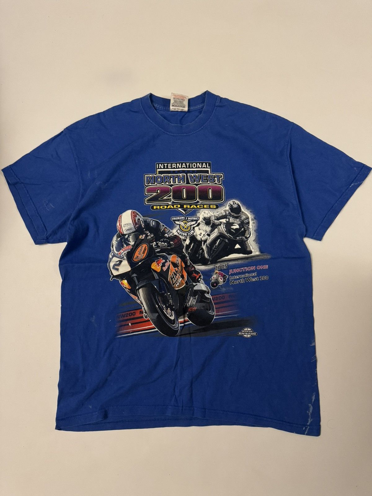 Vintage Vintage Motorcycle NW Road Races 2005 Tee Size US L / EU 52-54 / 3 - 2 Thumbnail