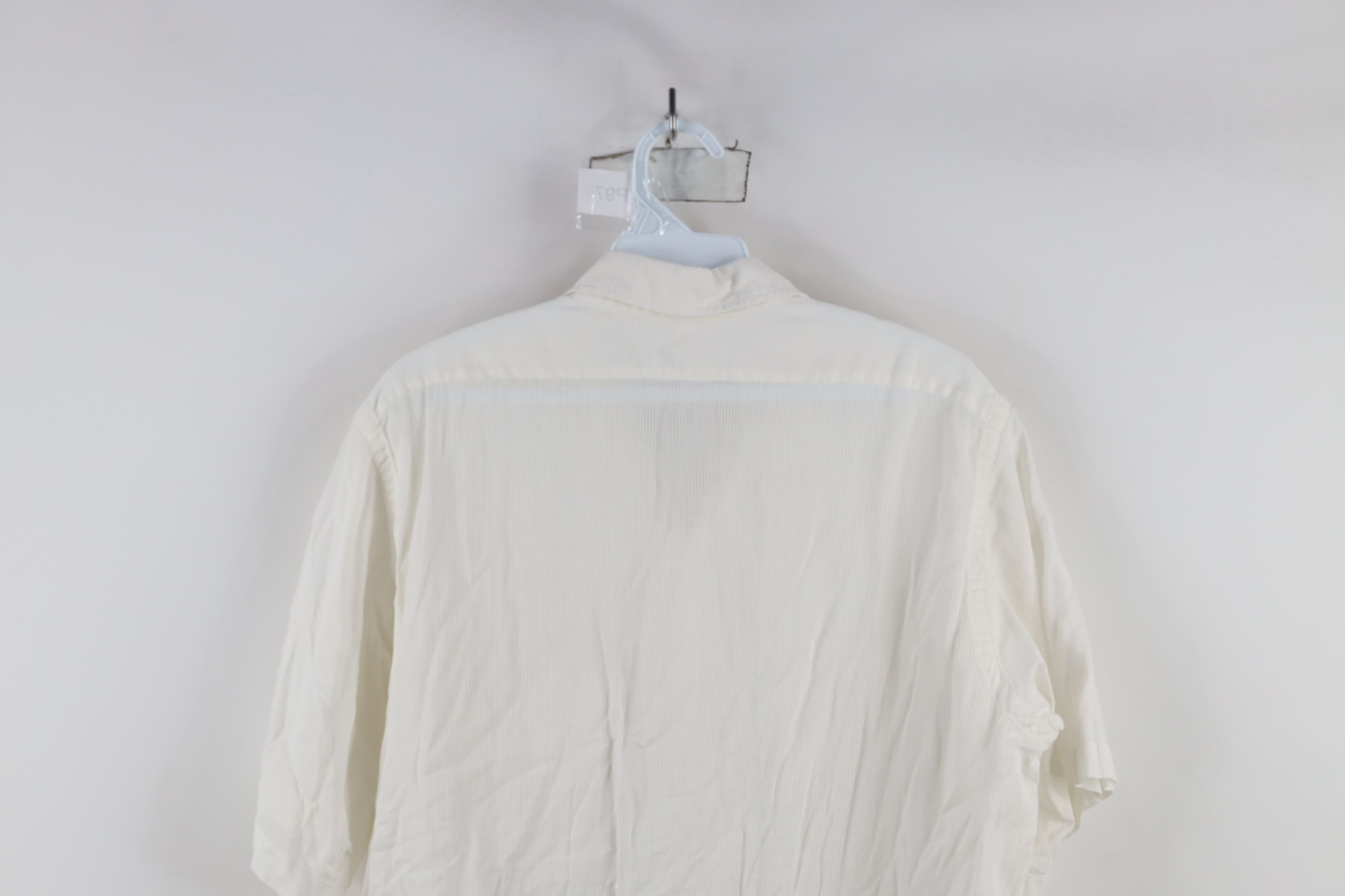 Vintage Vintage 30s 40s B Altman Co Ribbed Short Sleeve Button Shirt Size US M / EU 48-50 / 2 - 10 Thumbnail