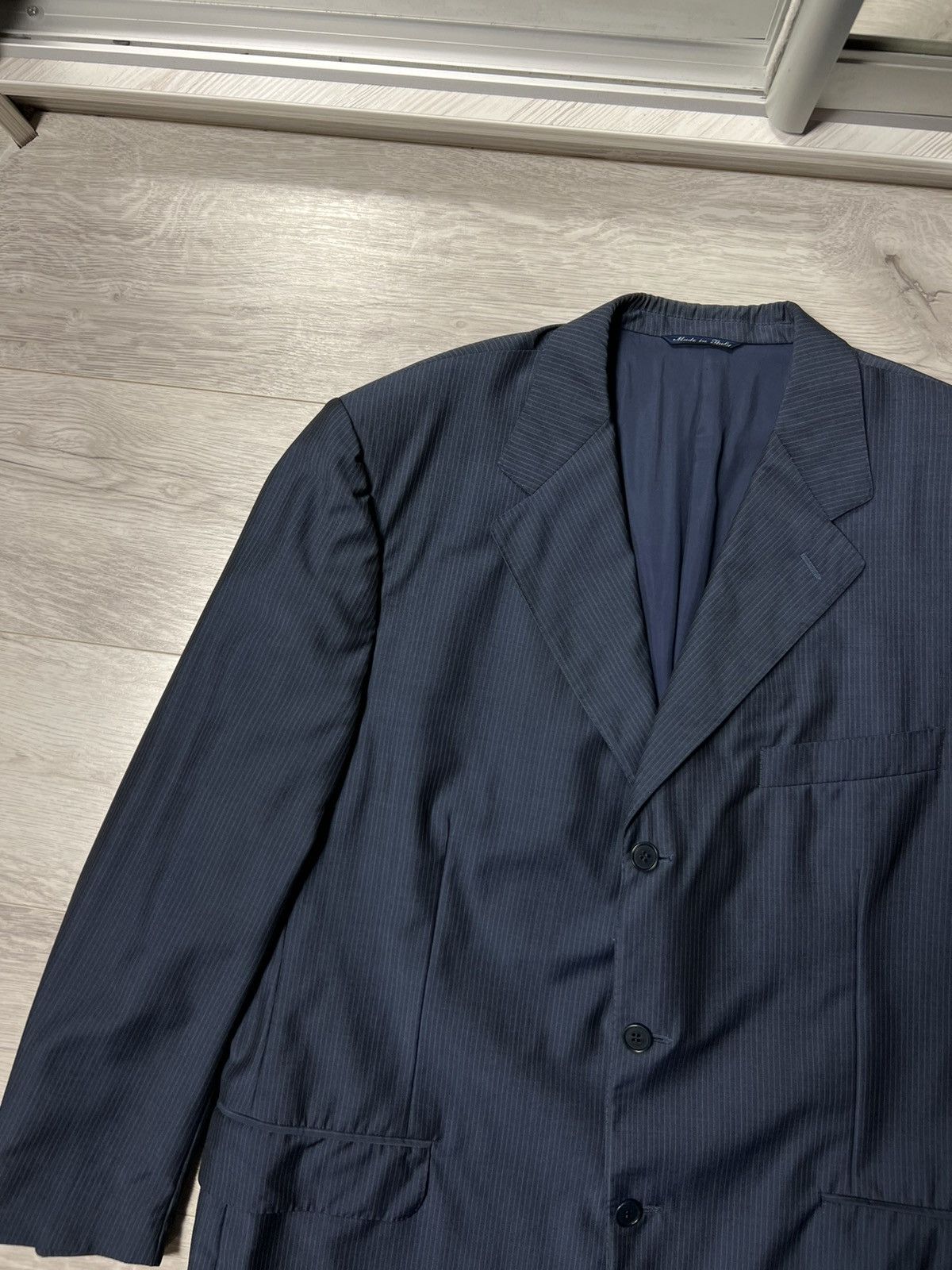 Canali Canali Wool Striped Blazer Size 56R / 46R Size 46R - 3 Thumbnail