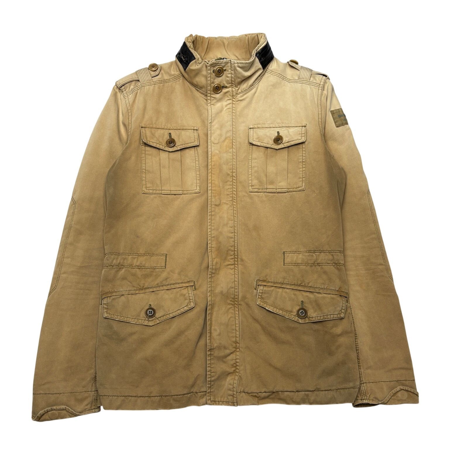Diesel Vintage Diesel Faded Military Field Jacket Men's Small Y2K Size US S / EU 44-46 / 1 - 1 Thumbnail