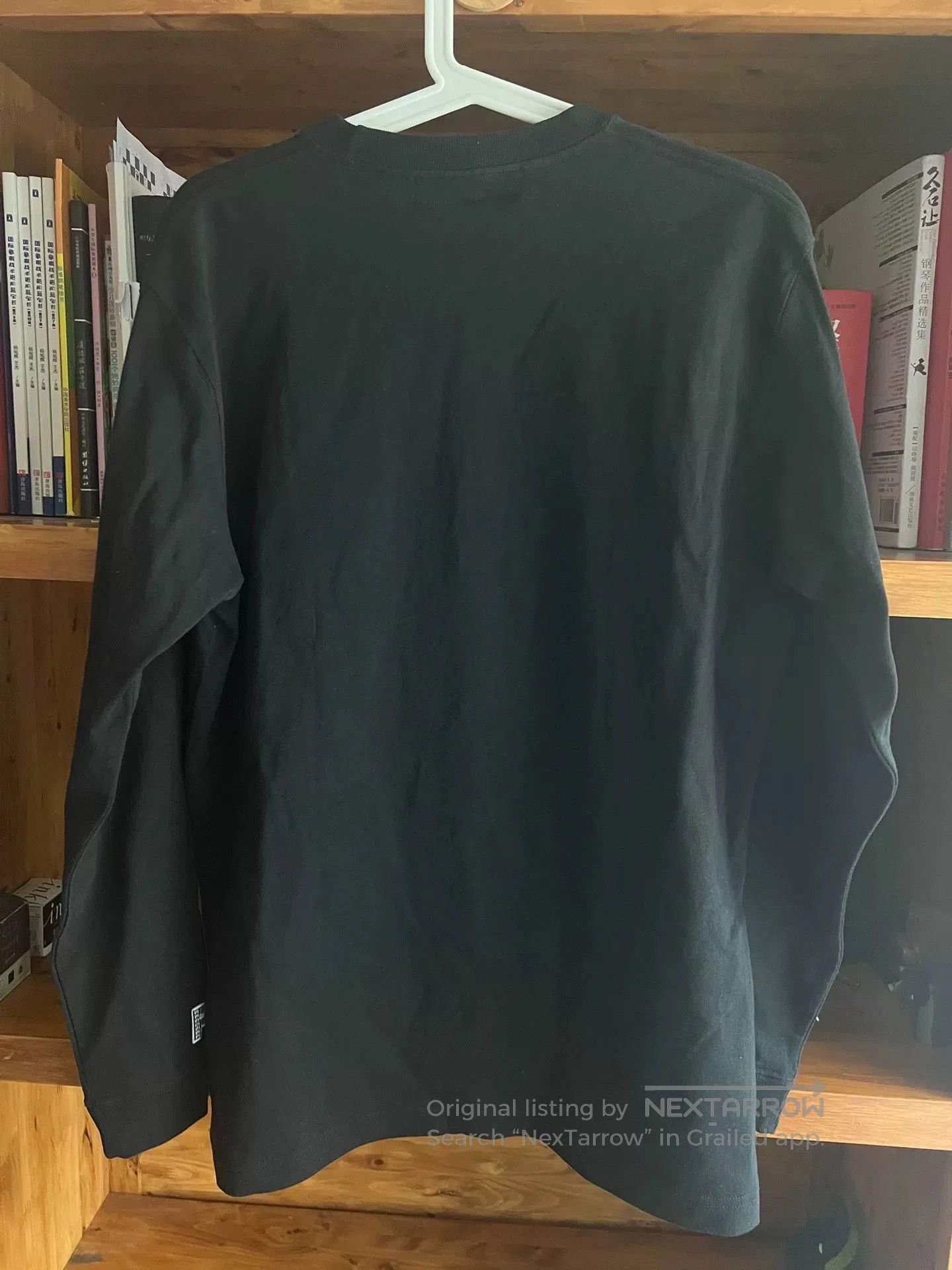 Japanese Brand Stylish Black Long Sleeve Sweatshirt. Size US L / EU 52-54 / 3 - 5 Thumbnail