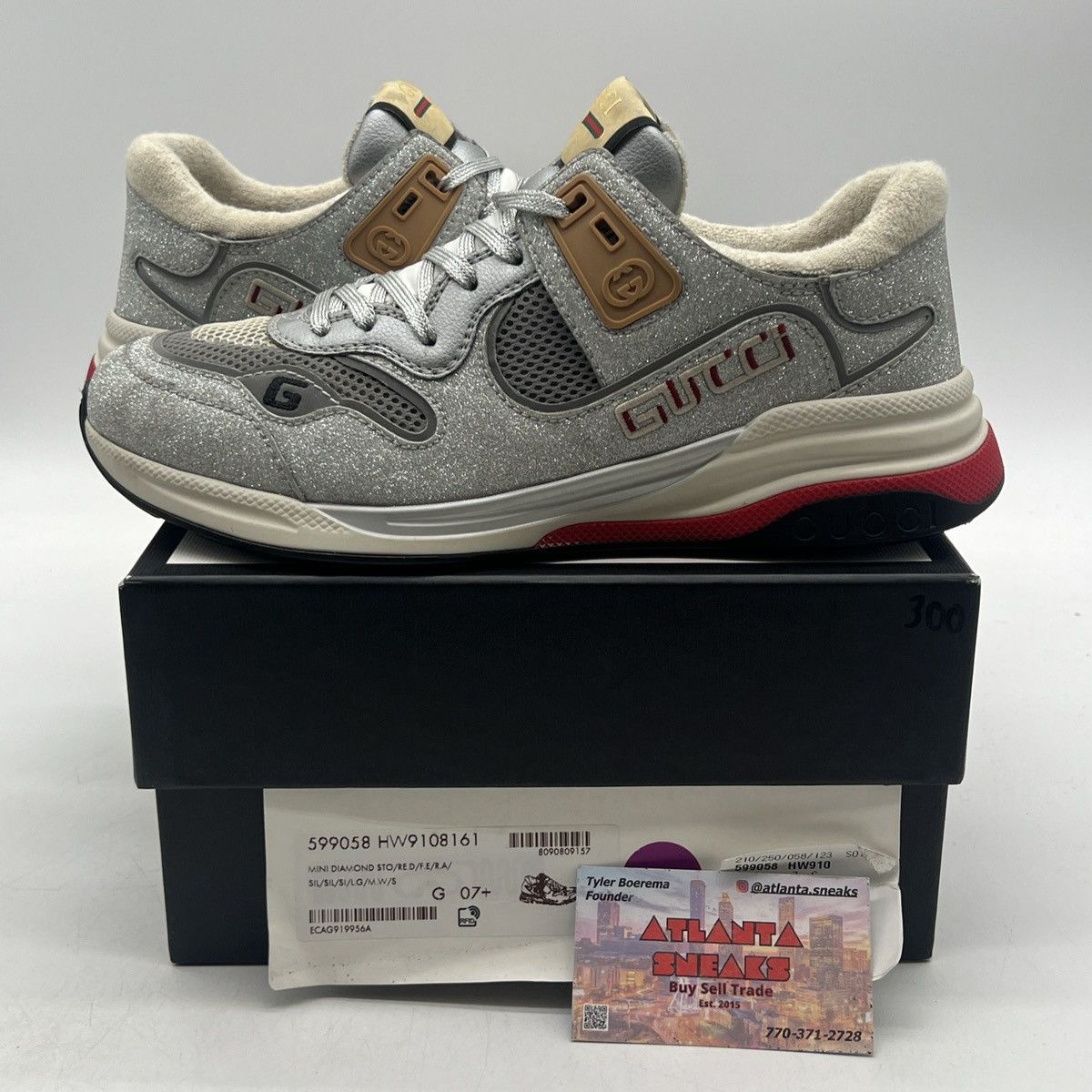 Gucci Gucci ultrapace silver Size US 7.5 / EU 40-41 - 1 Thumbnail