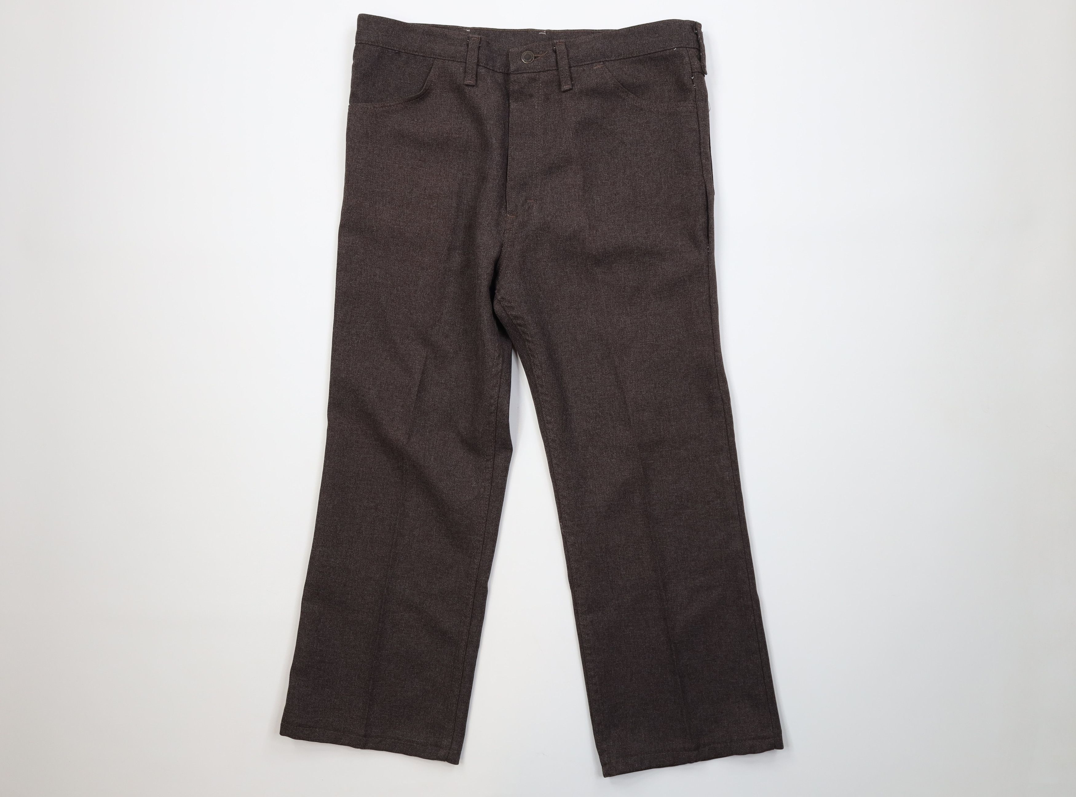 Wrangler Vintage 90s Wrangler Flare Wide Leg Chino Pants Brown USA Size US 36 / EU 52 - 1 Thumbnail