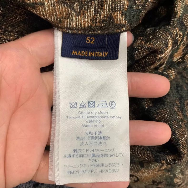 Louis Vuitton Louis Vuitton Camo Patchwork Tapestry Denim Jacket Size US L / EU 52-54 / 3 - 7 Thumbnail