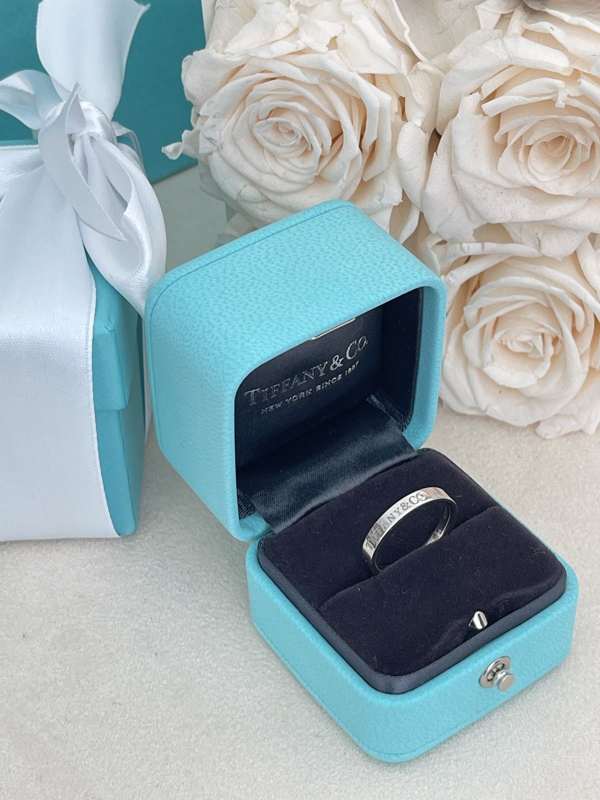 Tiffany & Co. Tiffany & Co. Band Ring in Platinum Diamond 5.5 NEW $2400 Size ONE SIZE - 9 Thumbnail