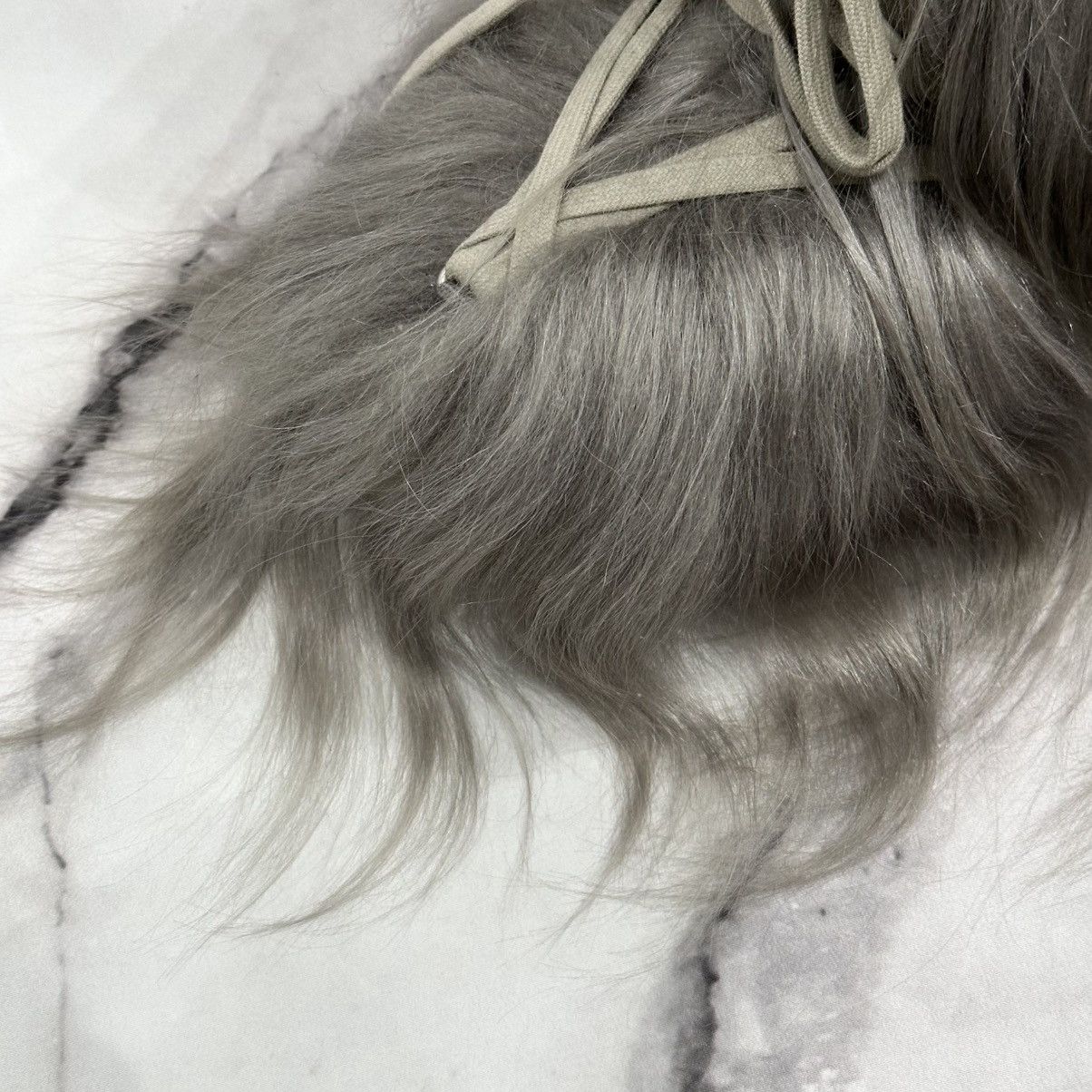 Moncler × Rick Owens MONCLER RICK OWENS BIGROCK GOAT FUR BOOTS SIZE 37 Size US 7 / IT 37 - 3 Thumbnail