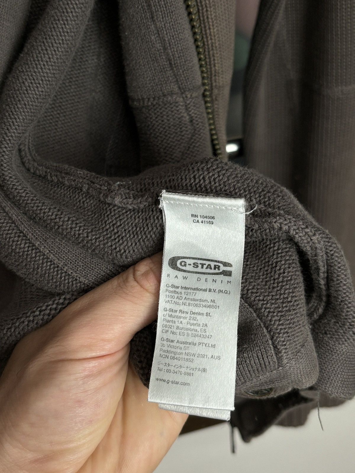 G-Star G-Star Raw Knit Cargo Zip Sweater Sweatshirt Military Army Size US L / EU 52-54 / 3 - 14 Thumbnail