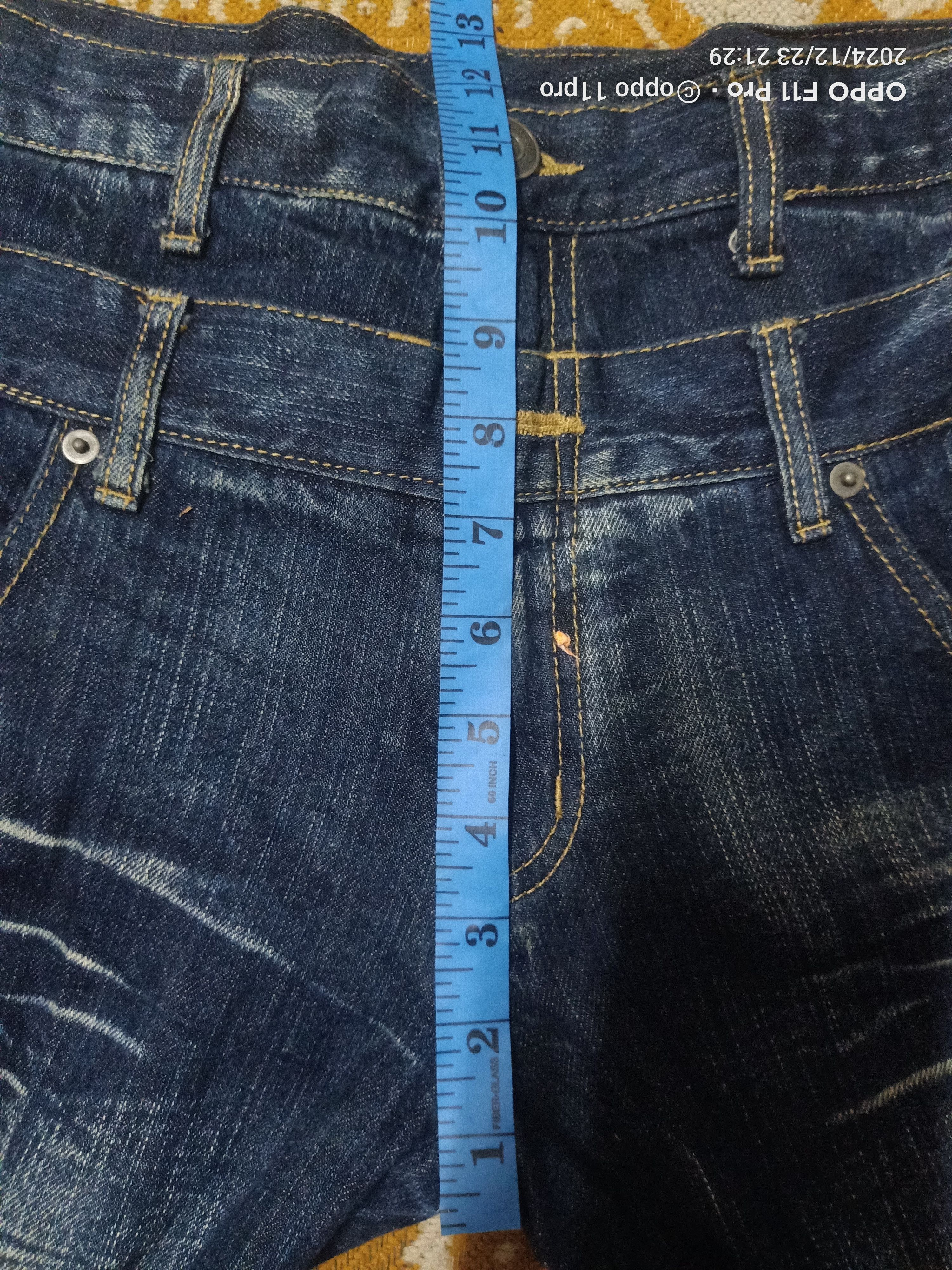 If Six Was Nine × Japanese Brand × Vintage Back Forth Denim Double Waist Japan Loose Denim Size US 36 / EU 52 - 6 Thumbnail