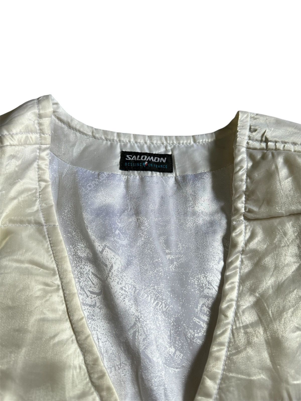 Salomon × Vintage Vintage Salomon satin puffer vest Size US L / EU 52-54 / 3 - 4 Thumbnail