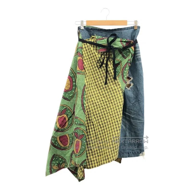 Junya Watanabe Junya Watanabe size XS Printed Denim Wrap Skirt Size 23" - 3 Thumbnail