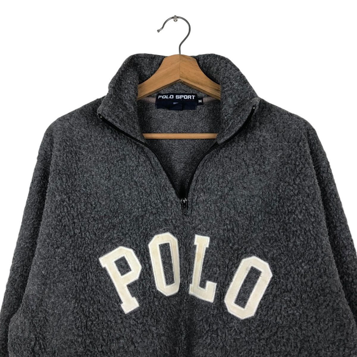 Polo Ralph Lauren VINTAGE FLEECE HALF ZIPPER POLO SPORT RALPH LAUREN SPELLOUT Size US M / EU 48-50 / 2 - 14 Thumbnail