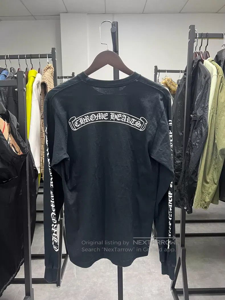 Chrome Hearts CHROME HEARTS Size M Black long-sleeve T-shirt Size US M / EU 48-50 / 2 - 2 Thumbnail