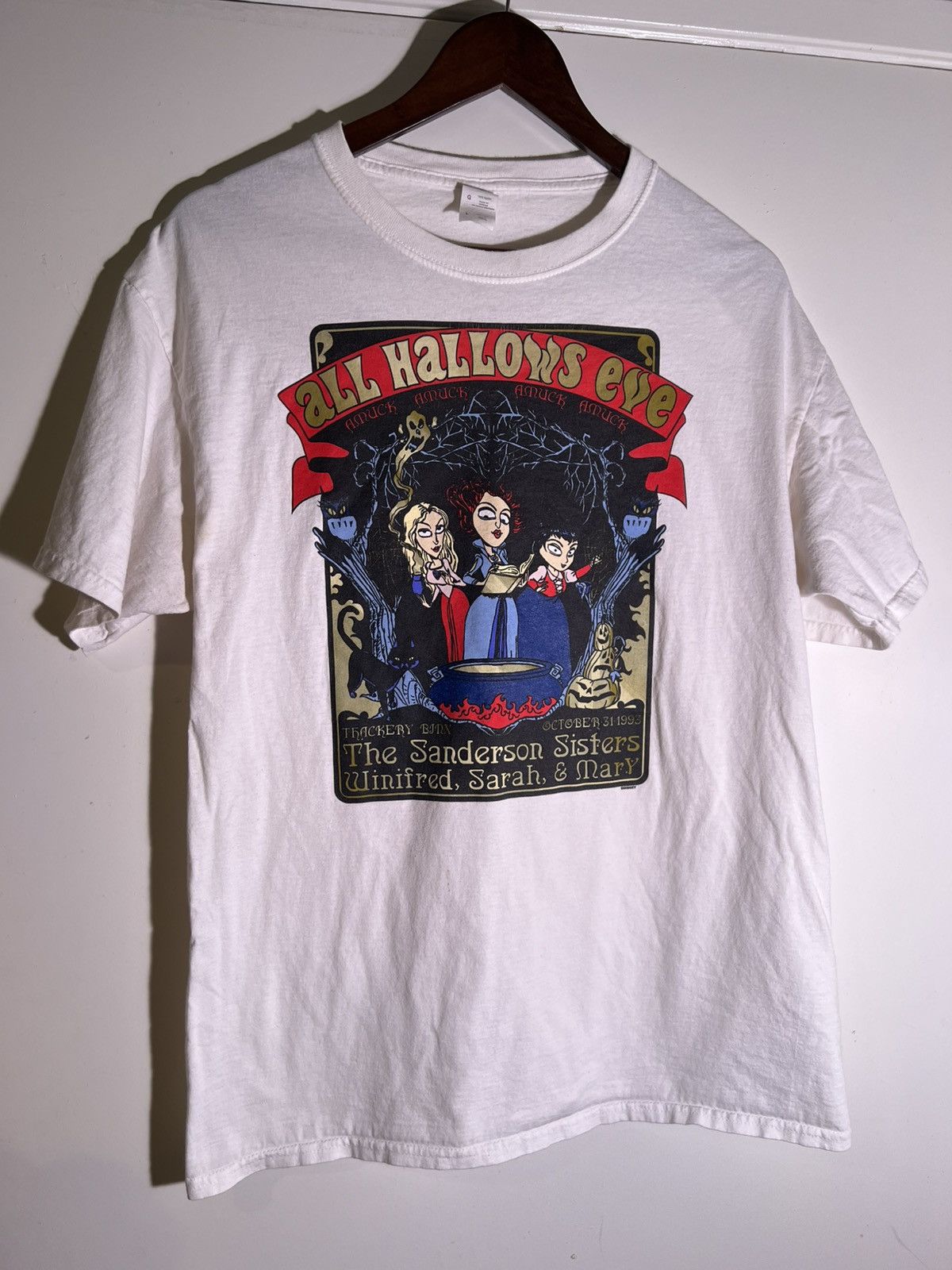 Vintage Y2K 2000’s Vintage Hocus Pocus All Hallow’s Eve Retro Shirt Size US L / EU 52-54 / 3 - 1 Thumbnail