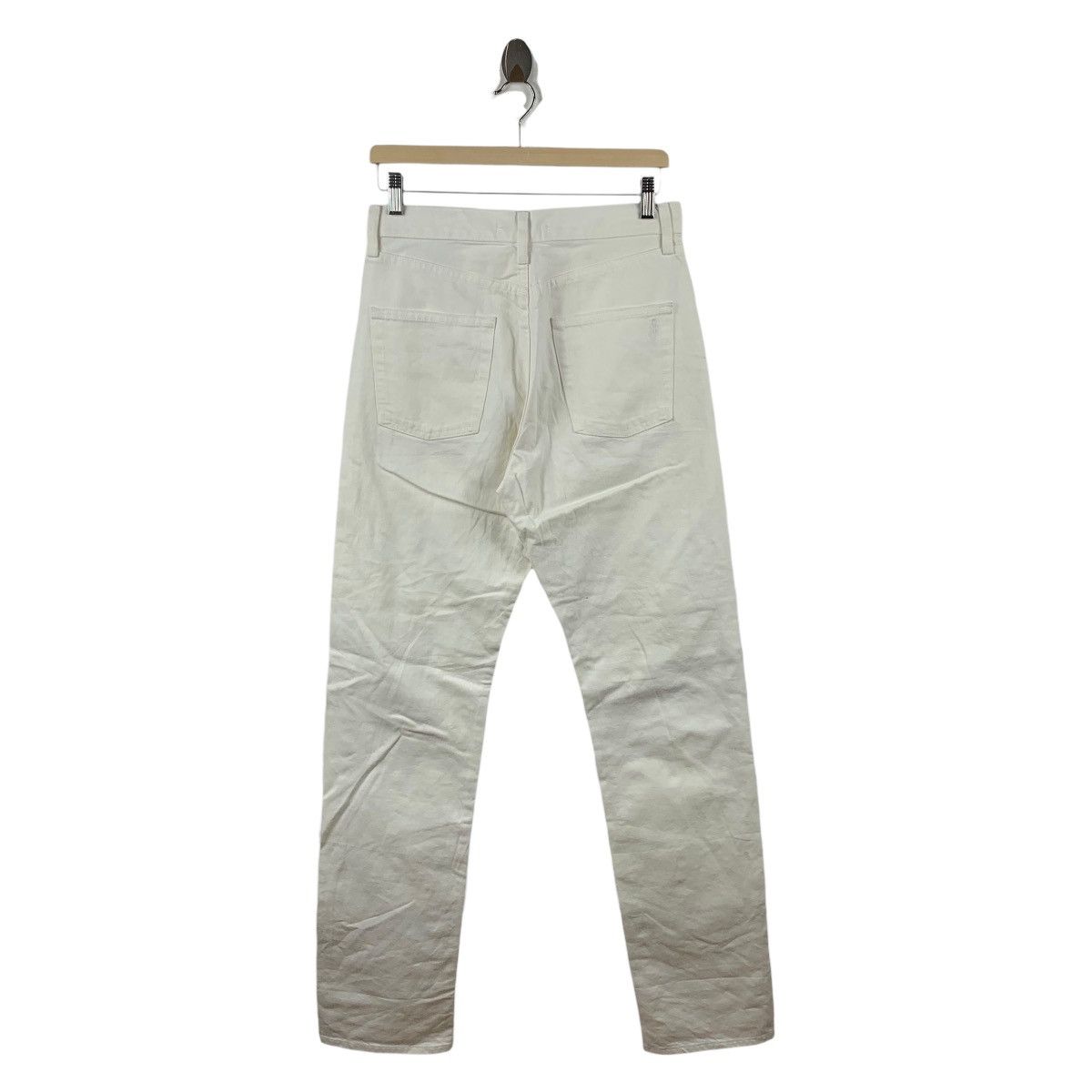 JW Anderson × Japanese Brand UNIQLO X JW ANDERSON Straight cut white coloured jeans pants Size US 30 / EU 46 - 4 Thumbnail