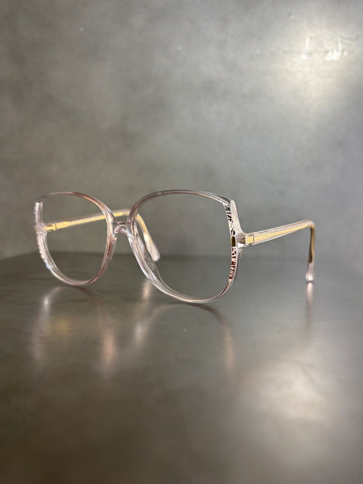 Silhouette 1980s Silhouette Eyeglasses Vintage Oversized Grandma Frames Size ONE SIZE - 7 Thumbnail