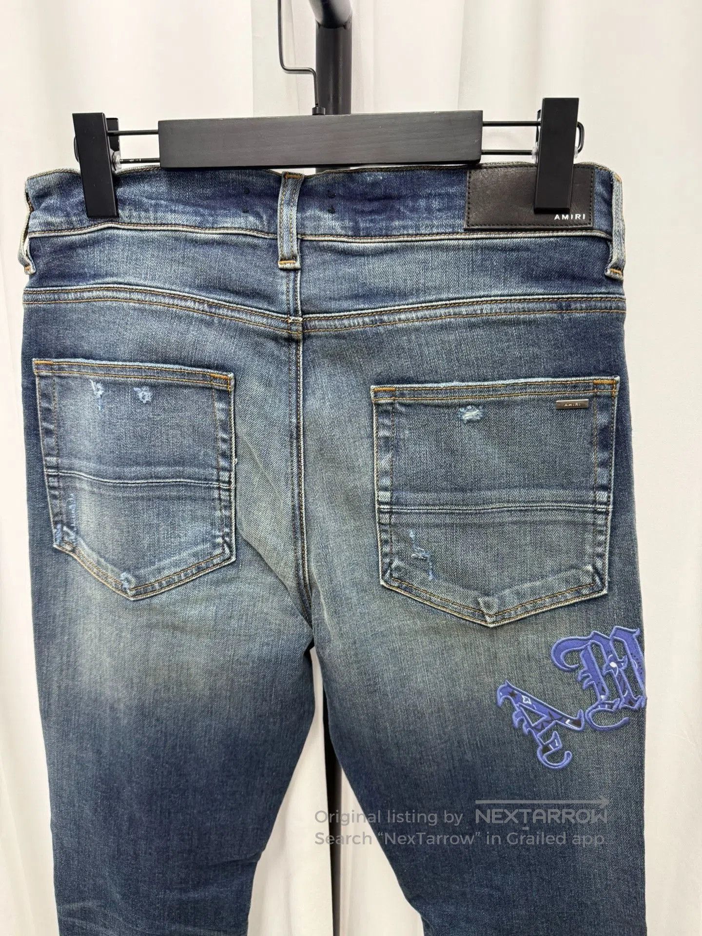 Amiri Amiri Slim Distressed Jeans 32. Size US 32 / EU 48 - 8 Thumbnail