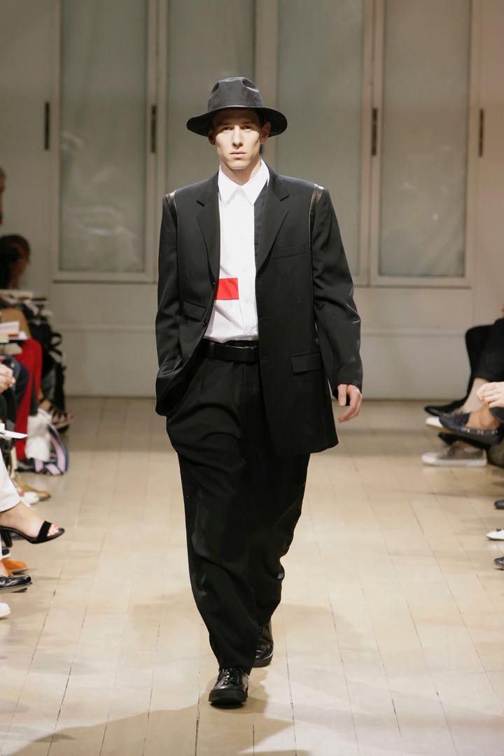 Yohji Yamamoto POUR HOMME 09ss archive Leather switching message jacket Size US XL / EU 56 / 4 - 2 Thumbnail