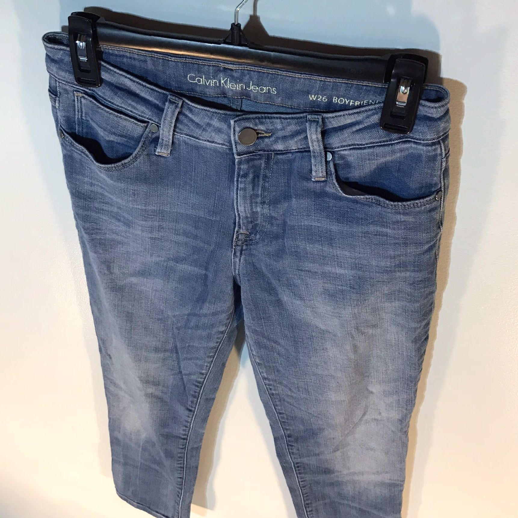 Calvin Klein Calvin Klein Boyfriend Jeans Womens Size 26 Light Wash Blue Denim Size 26" / US 2 / IT 38 - 2 Thumbnail