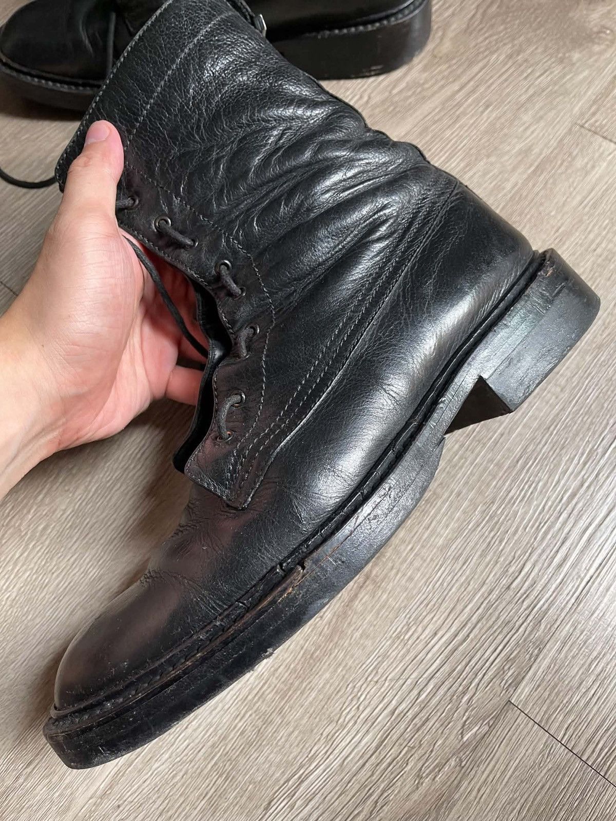 Dior DIOR HOMME AW07 "Navigate" COMBAT BOOTS BY HEDI SLIMANE Size US 8.5 / EU 41-42 - 3 Thumbnail