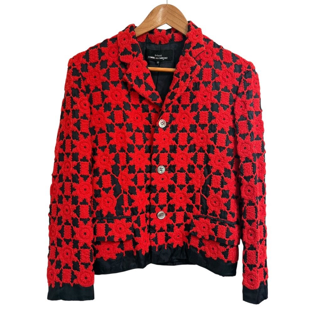 Other Other tricot COMME des GARCONS Wool Embroidery Jacket Others Outerwear Size ONE SIZE - 1 Thumbnail