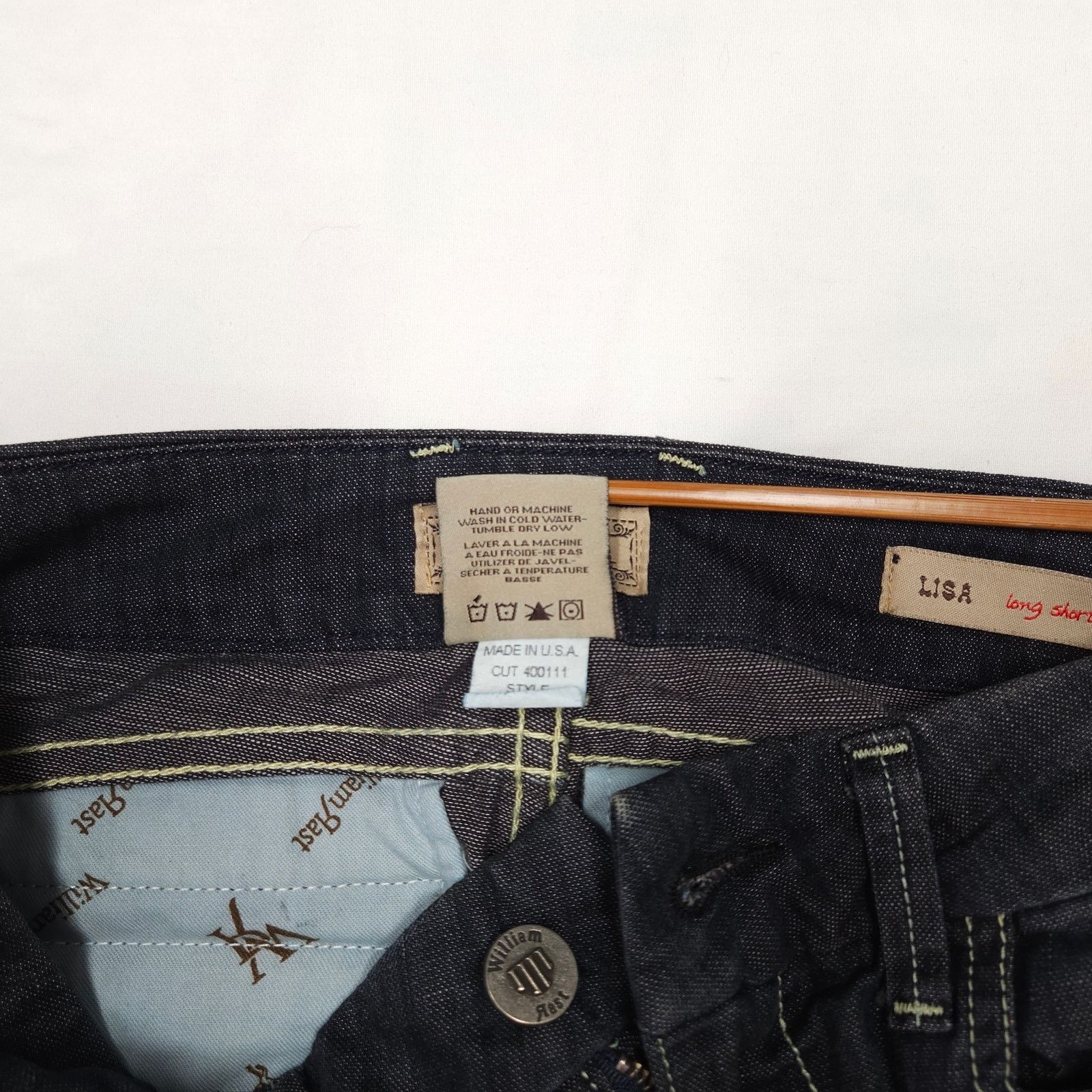 William Rast EUC William Rast Lisa Long Short Sz 27 Classic Knee Length Size 27" / US 4 / IT 40 - 5 Thumbnail
