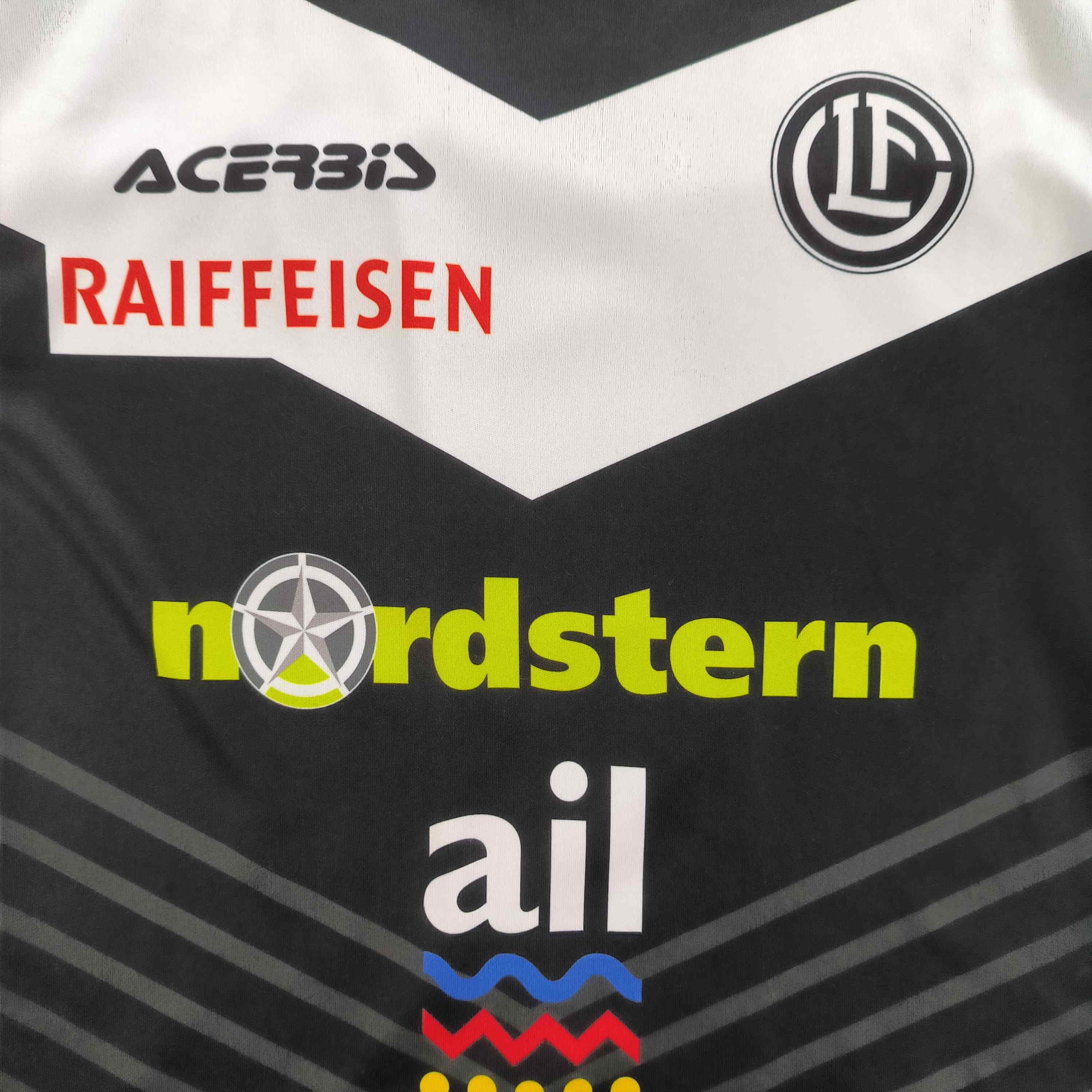 Other FC Lugano 18-19 Acerbis home football jersey shirt size 3XS Size US XXS / EU 40 - 3 Thumbnail