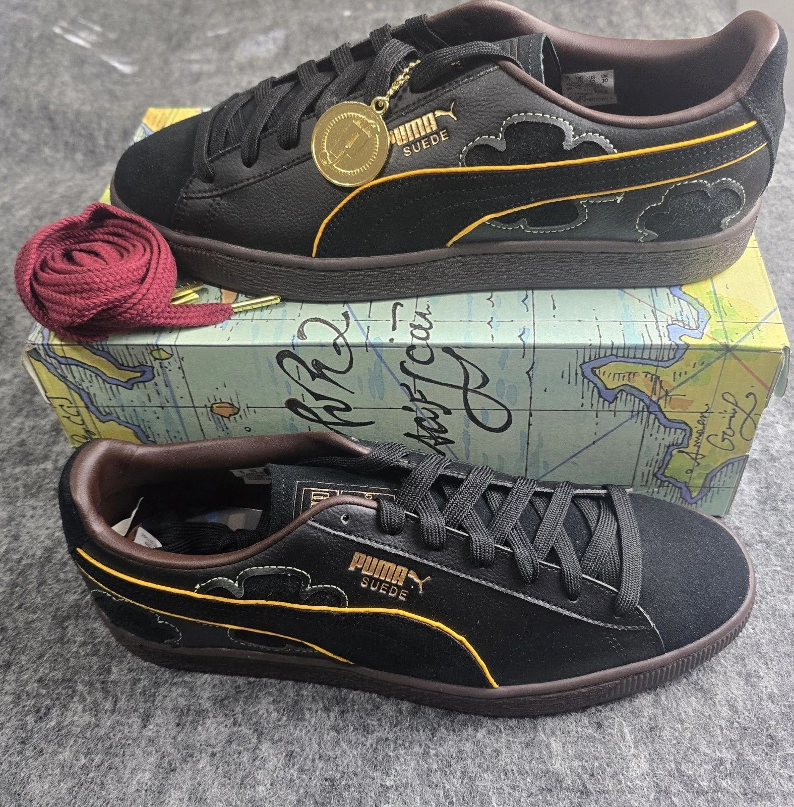 Puma Puma Suede 4 One Piece Blackbeard 396525-01 Men’s - Size 9 Size US 9 / EU 42 - 1 Thumbnail