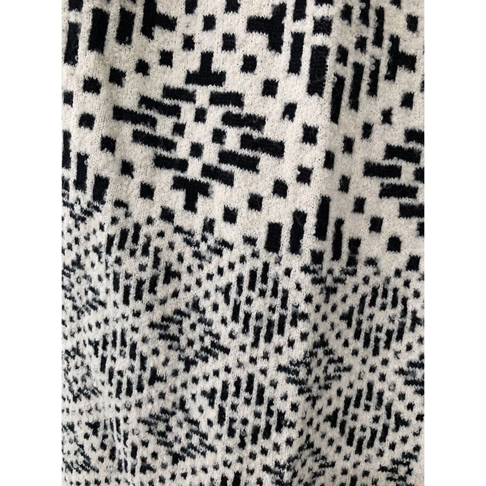 H&M H&M Women's Cardigan Sweater Small Black 3/4 Sleeve Open Front Kimono Style Size S / US 4 / IT 40 - 4 Thumbnail