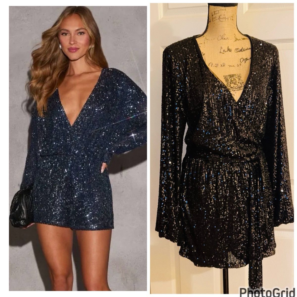 Free People Free People Sequin Romper NWT Size 27" / US 4 / IT 40 - 6 Thumbnail
