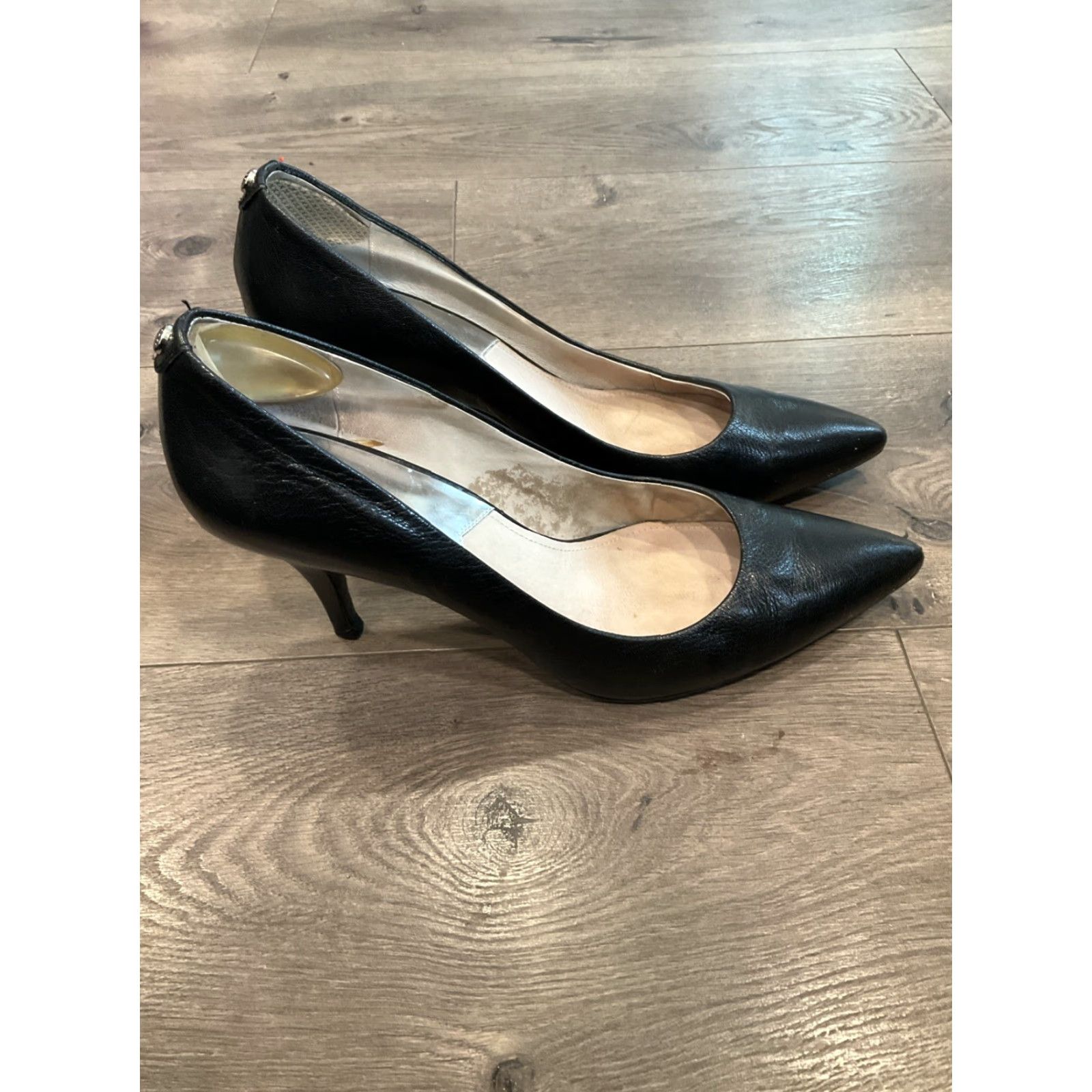 Vintage VINTAGE Michael Kors Flex Patent-Leather Kitten-Heel Pump Black Size 9.5 Women Pumps Size US 8 / IT 38 - 2 Thumbnail