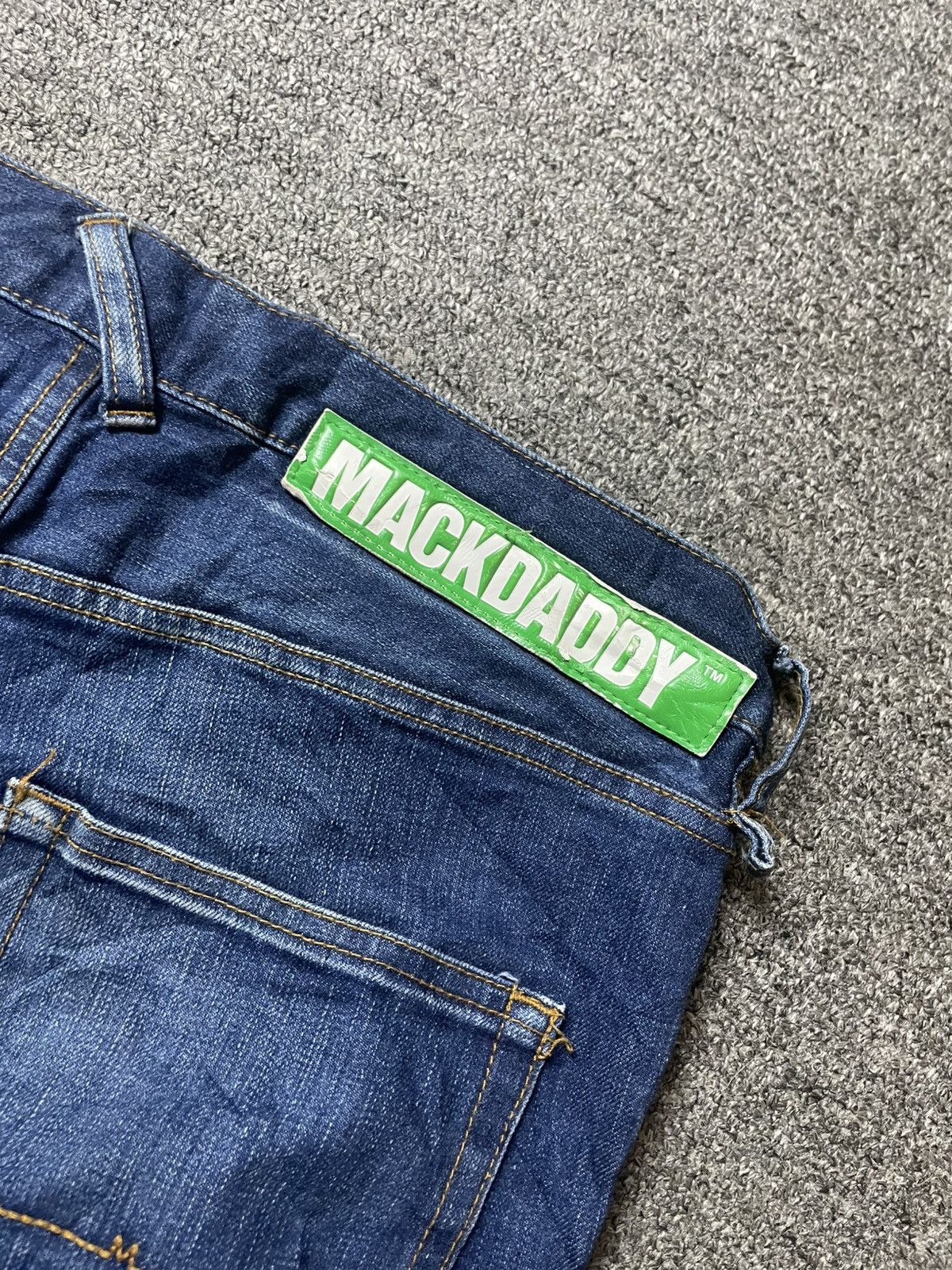 Japanese Brand × Vintage MACKDADDY Brand Distressed Denim Jeans (111) Size US 34 / EU 50 - 9 Thumbnail