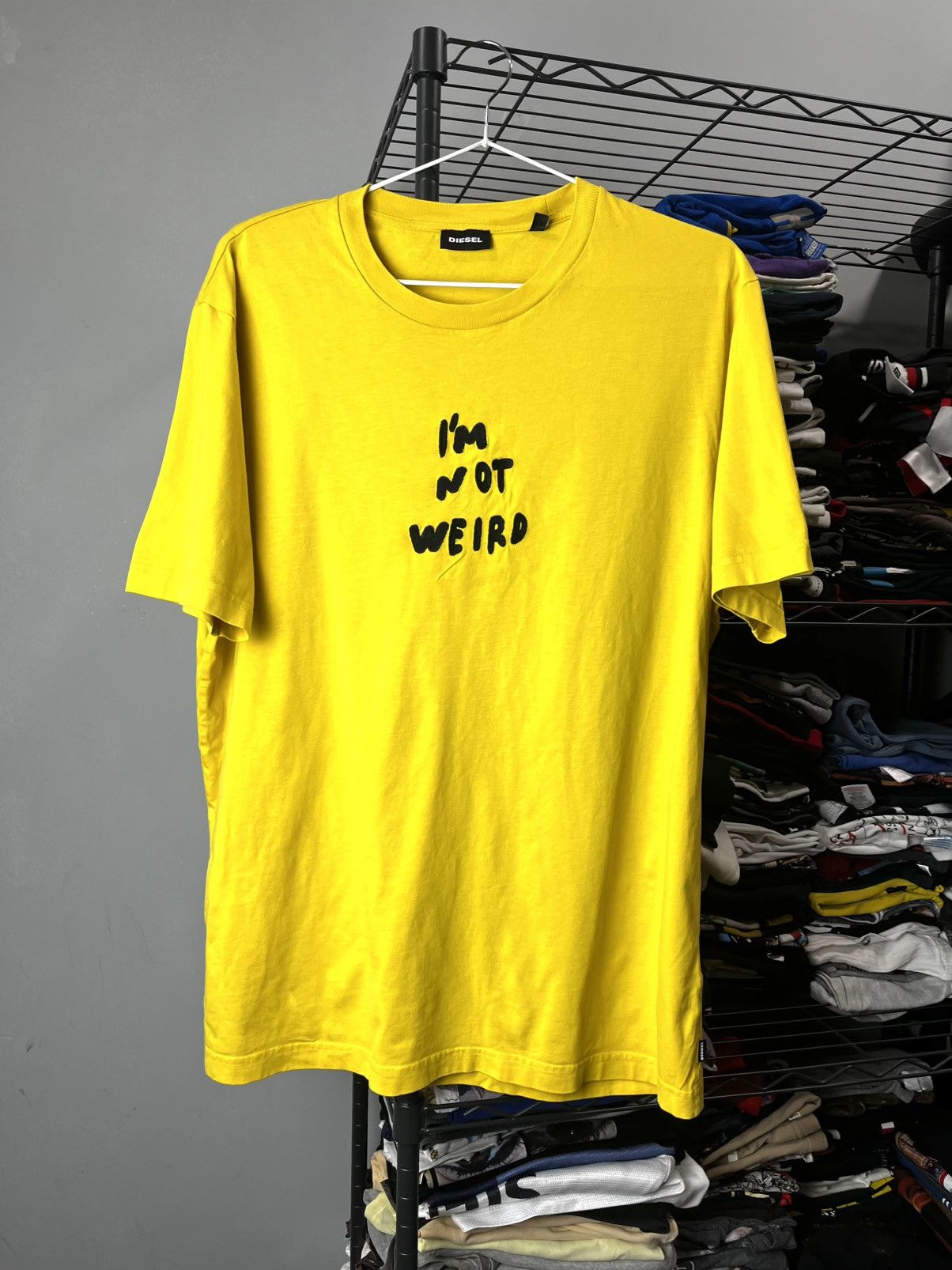 Diesel Im Not Weird Diesel T Shirt Vintage Size US L / EU 52-54 / 3 - 1 Thumbnail