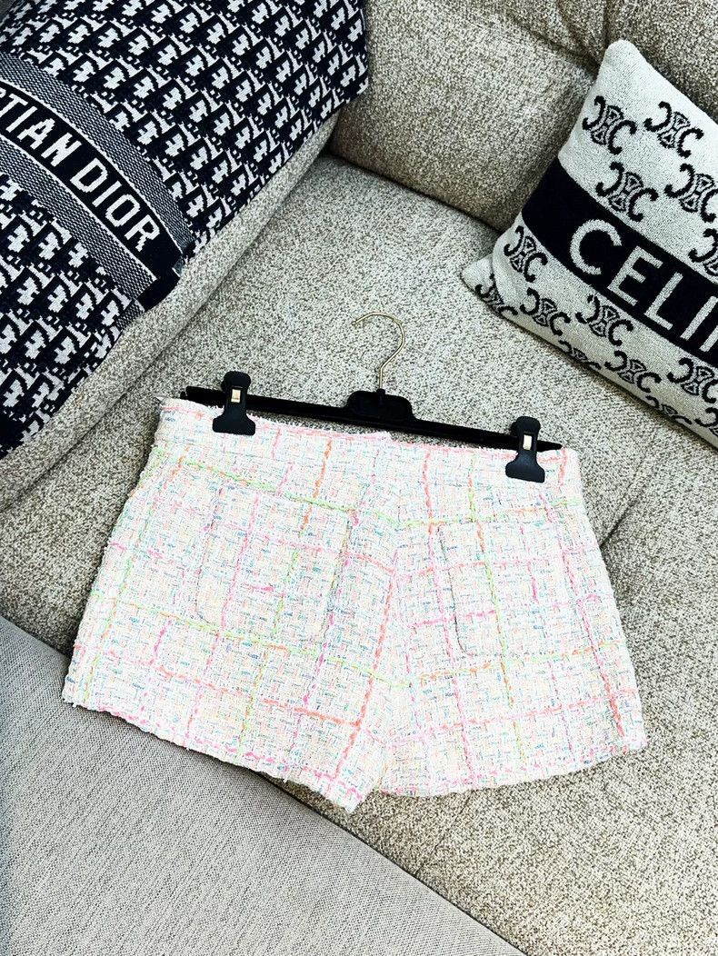 Chanel Chanel 24C early spring show pink mixed color plaid braide Size 25" / US 0 / IT 36 - 3 Thumbnail