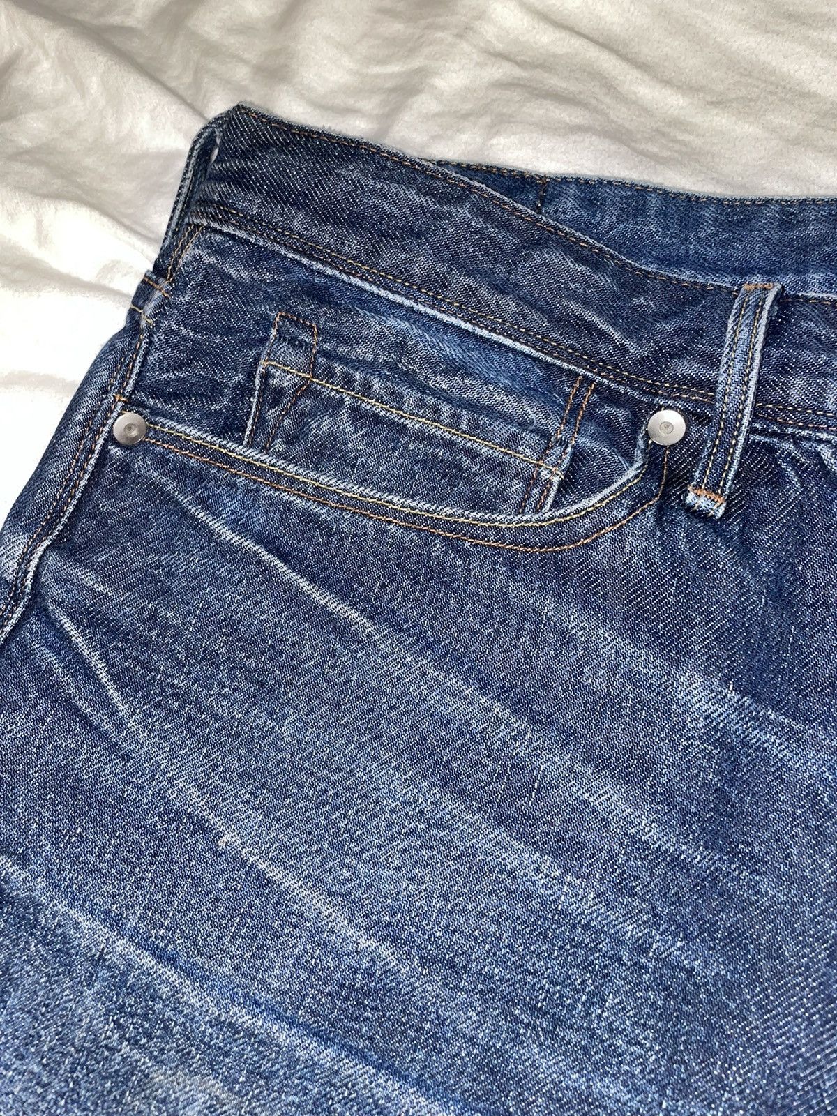 Levi's Barney’s/Levi’s Made and Crafted Tack Slim Denim Size US 34 / EU 50 - 4 Thumbnail