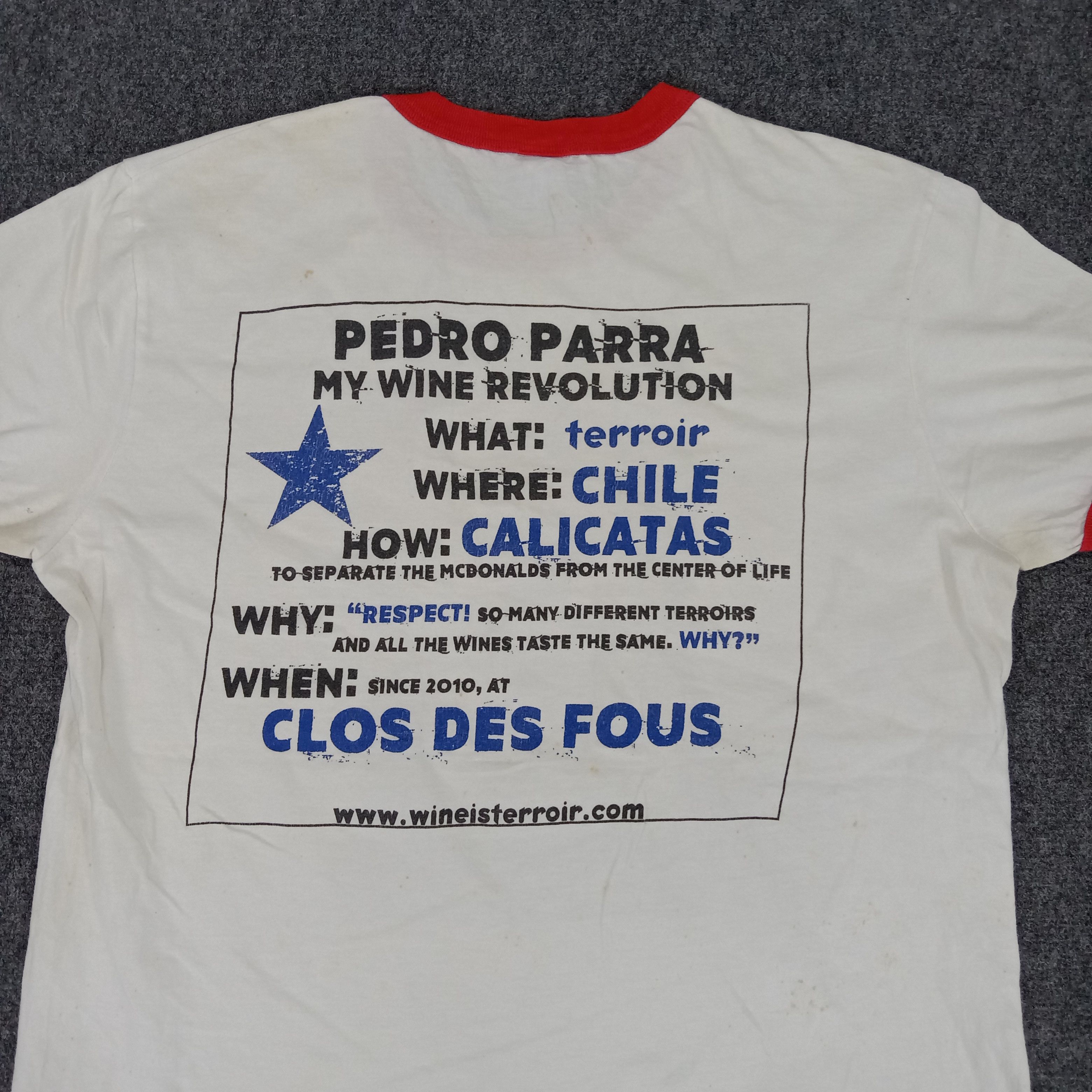 Vintage Pedro Parra American Streetwear Ringer Tshirt Size US L / EU 52-54 / 3 - 6 Thumbnail