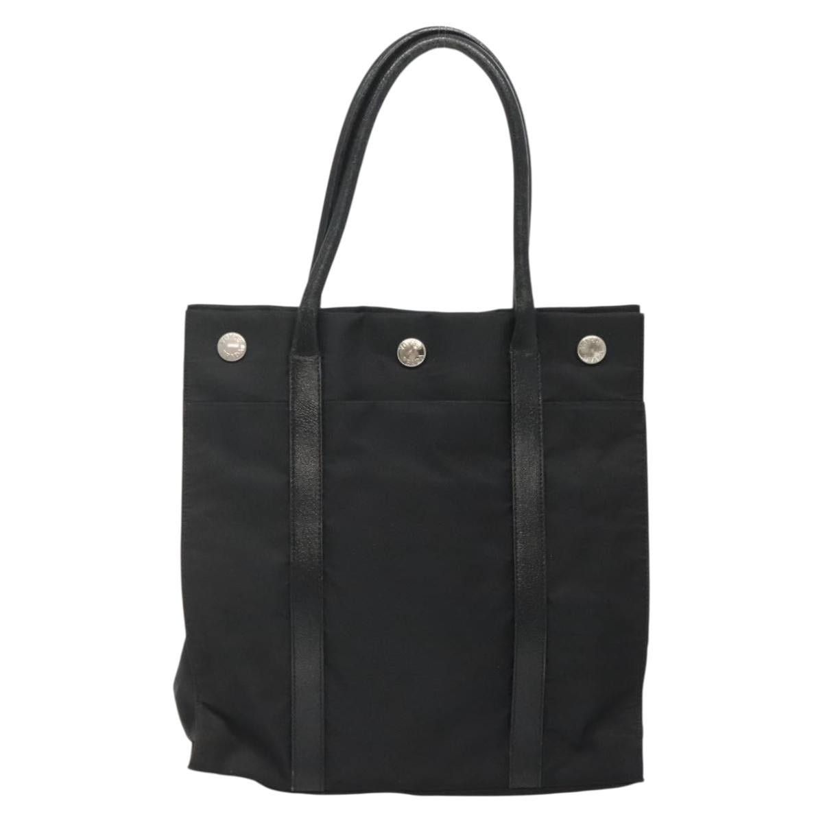Prada PRADA Tote Bag Nylon Black Silver Size ONE SIZE - 3 Thumbnail