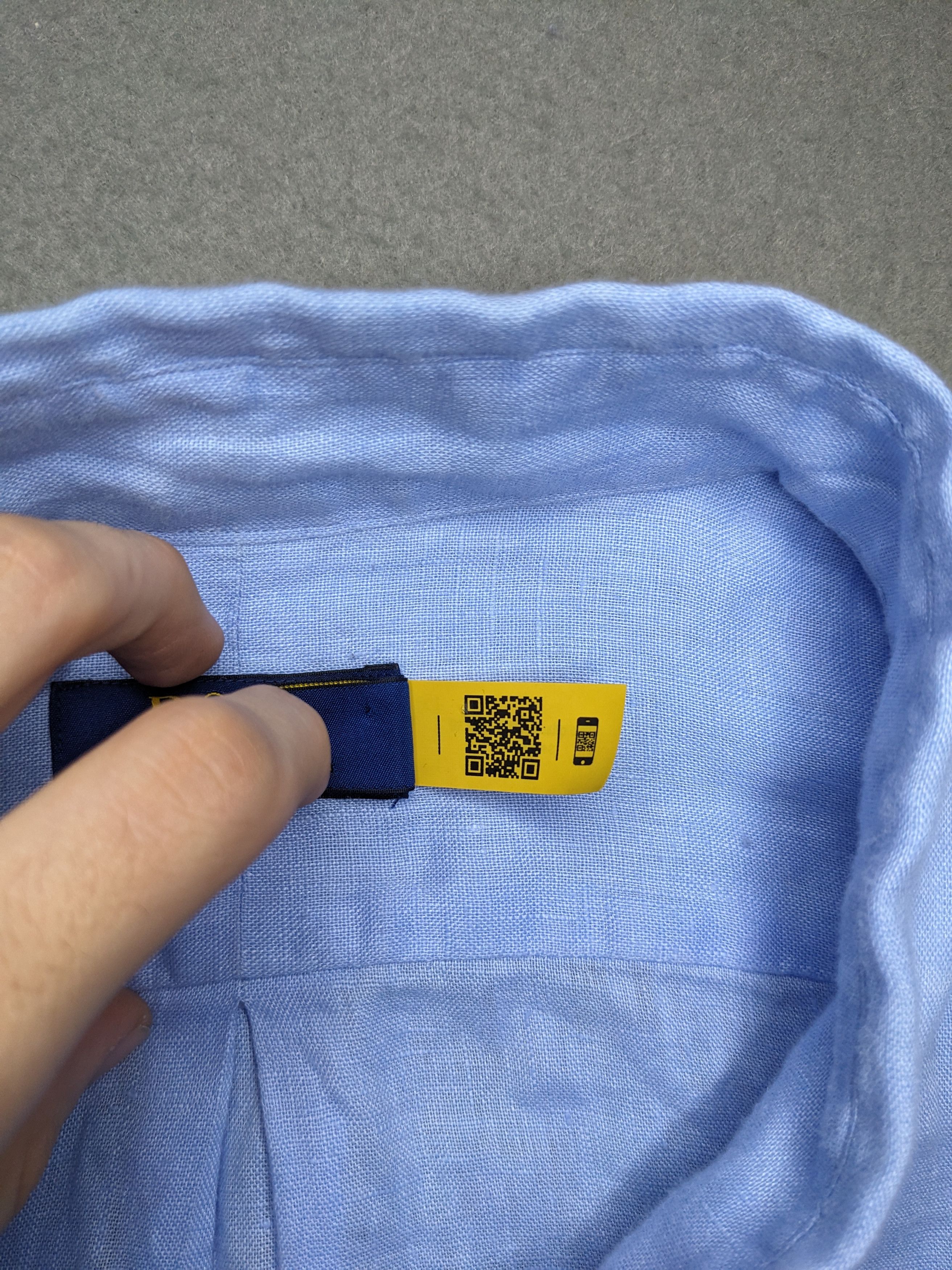Polo Ralph Lauren Polo Ralph Lauren 100% Linen Shirt 4XB Button Down Blue Size US XXL / EU 58 / 5 - 7 Thumbnail