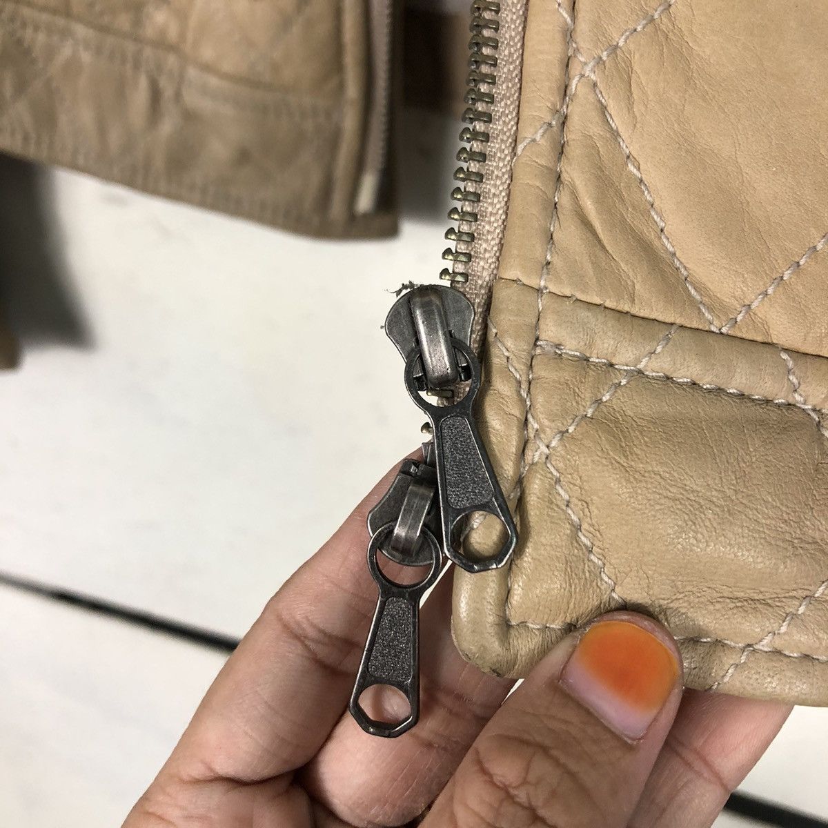 ADAM ET ROPE 📌Cropped Biker Leather Jacket Adam Et Rope Issey Miyake Size US M / EU 48-50 / 2 - 17 Thumbnail
