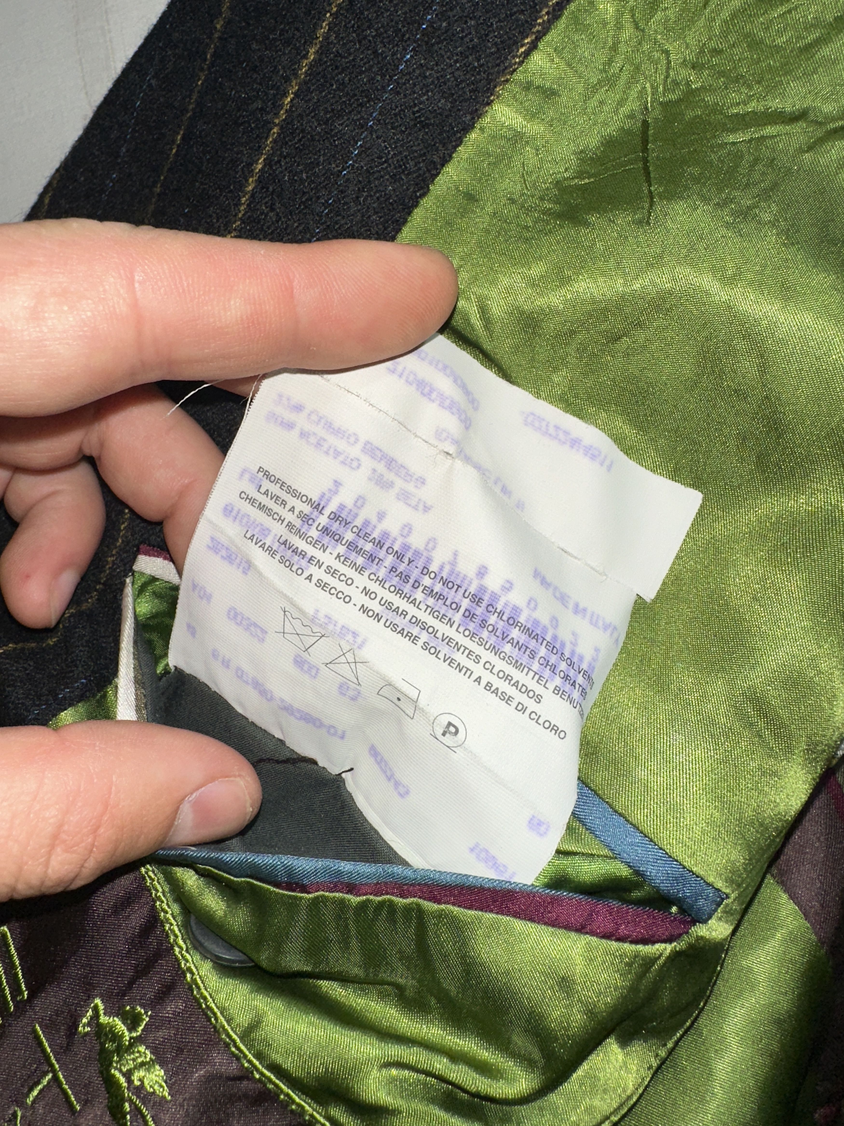 Etro Etro Milano Striped Wool Sport Coat Pocket Jacket 48 IT Size 48R - 13 Thumbnail