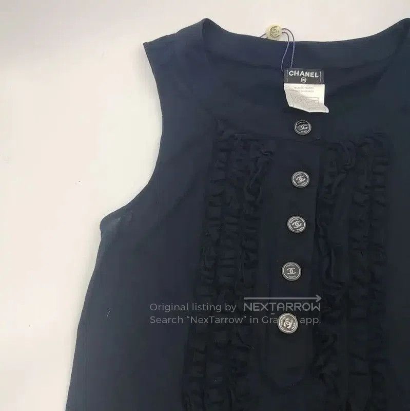 Other Chanel Black Cotton Women's Pullover Sweater . Size L / US 10 / IT 46 - 4 Thumbnail
