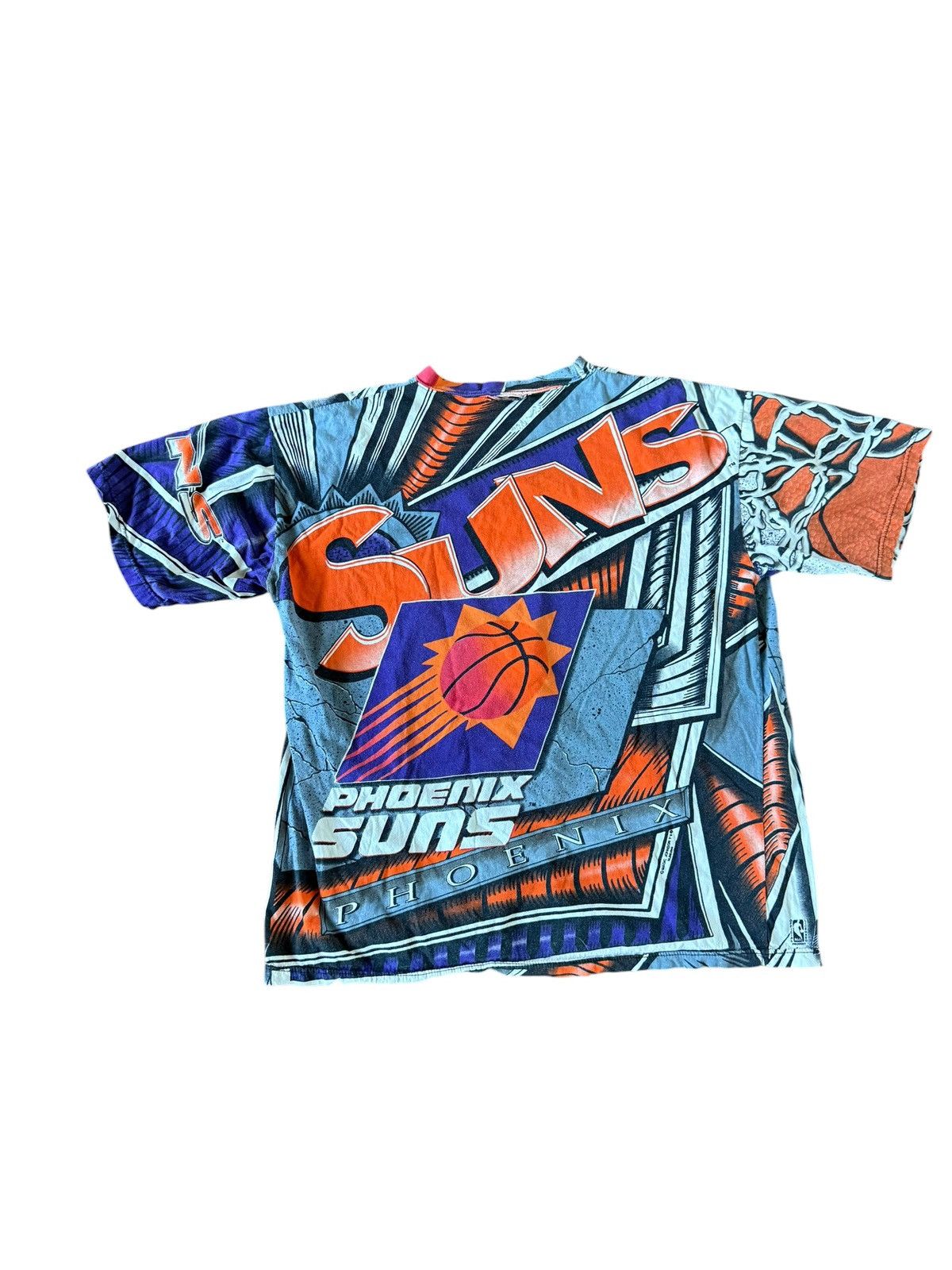 Other Vintage 1990s Magic Johnson T’s Phoenix Suns Concrete aop Size US L / EU 52-54 / 3 - 5 Thumbnail