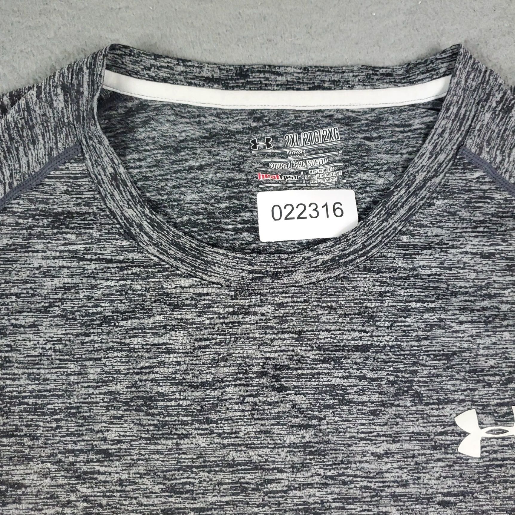 Under Armour Under Armour T Shirt Mens 2XL Gray HeatGear Active Workout Gym Shirt Size US XXL / EU 58 / 5 - 3 Thumbnail