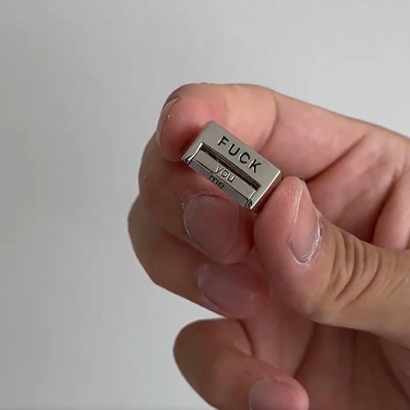 Japanese Brand × Jewelry Adjustable Ring Fuck You Me Size ONE SIZE - 3 Thumbnail
