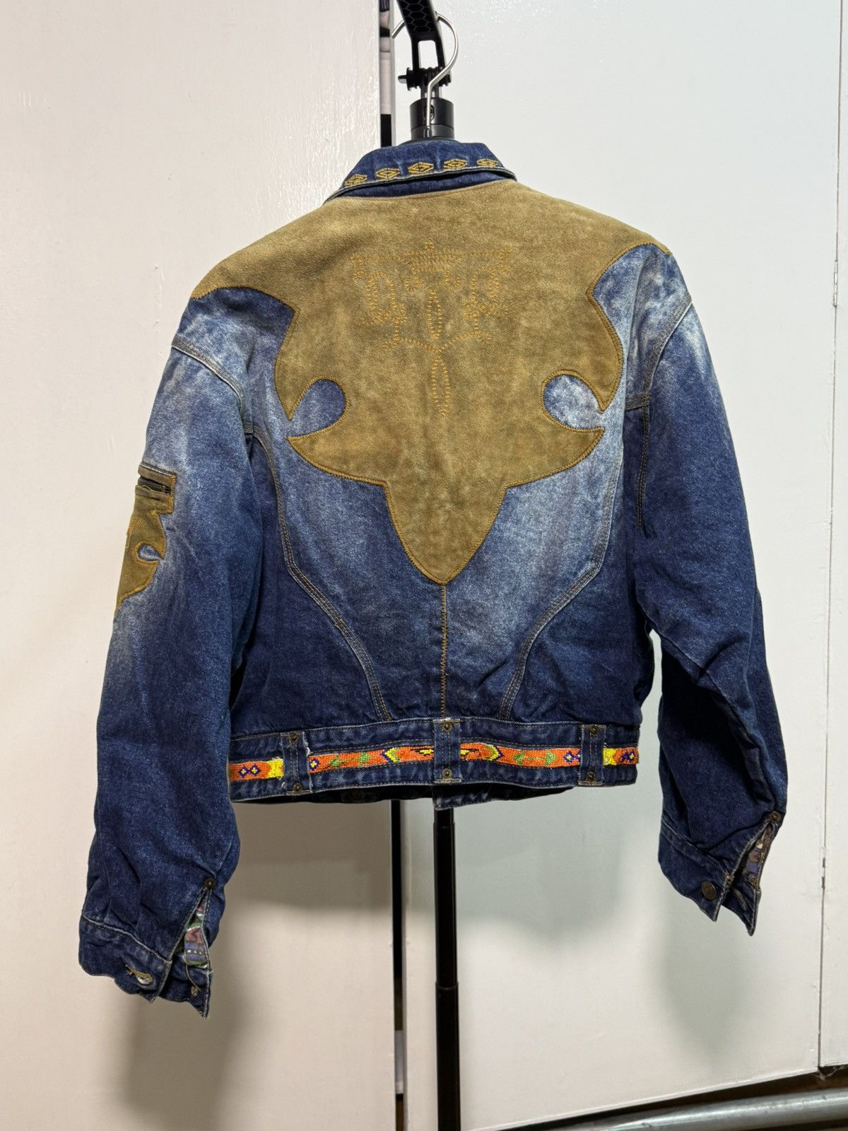Other Vintage No! Jeans western denim jacket 80s/90s Size US L / EU 52-54 / 3 - 10 Thumbnail