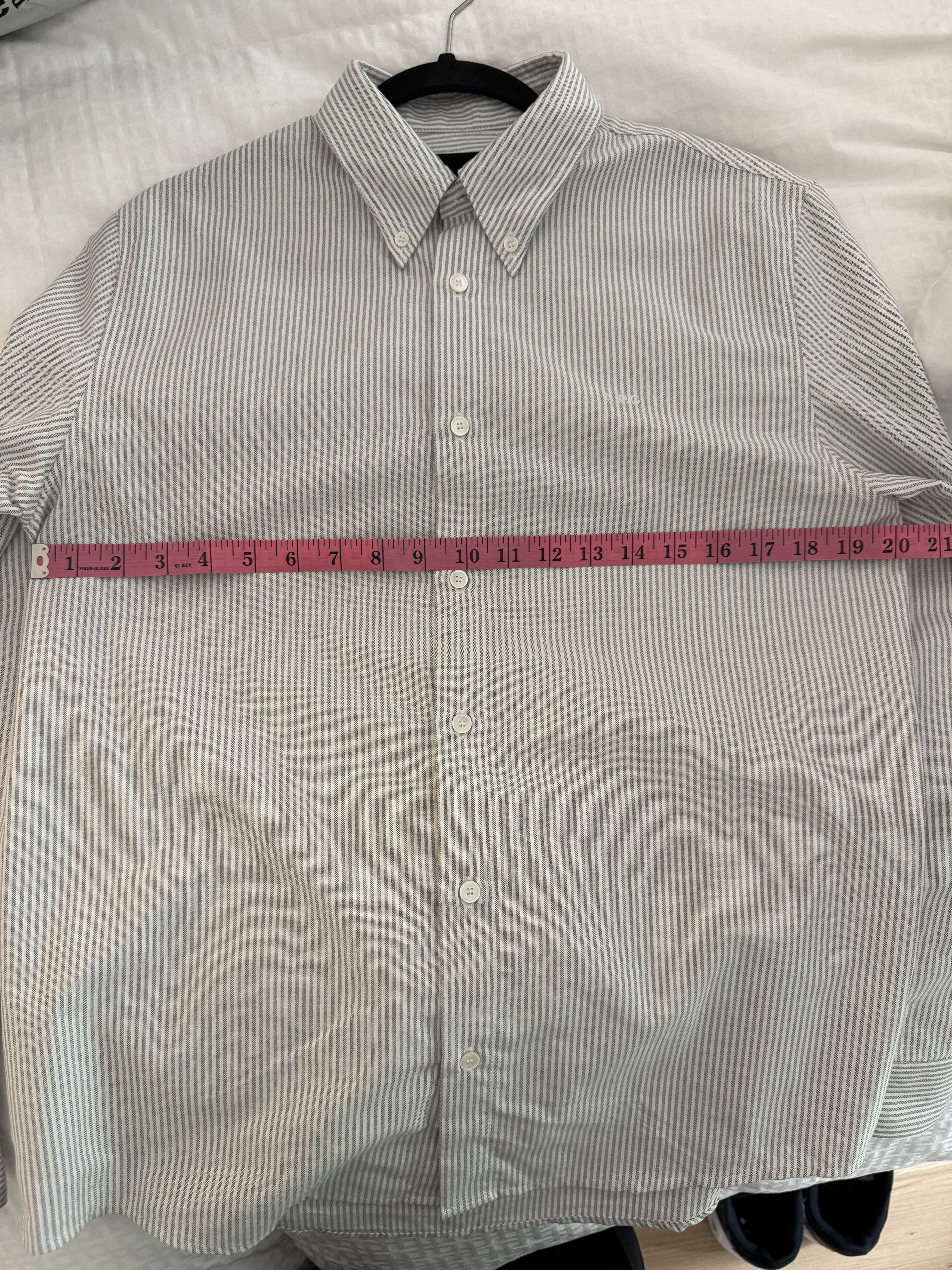 A.P.C. A.P.C. Greg Oxford Button Down Shirt - Gray Grey Size US XS / EU 42 / 0 - 5 Thumbnail