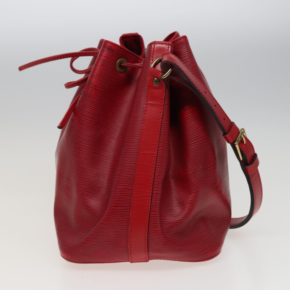Louis Vuitton LOUIS VUITTON Epi Petit Noe Shoulder Bag Red M44107 Size ONE SIZE - 5 Thumbnail