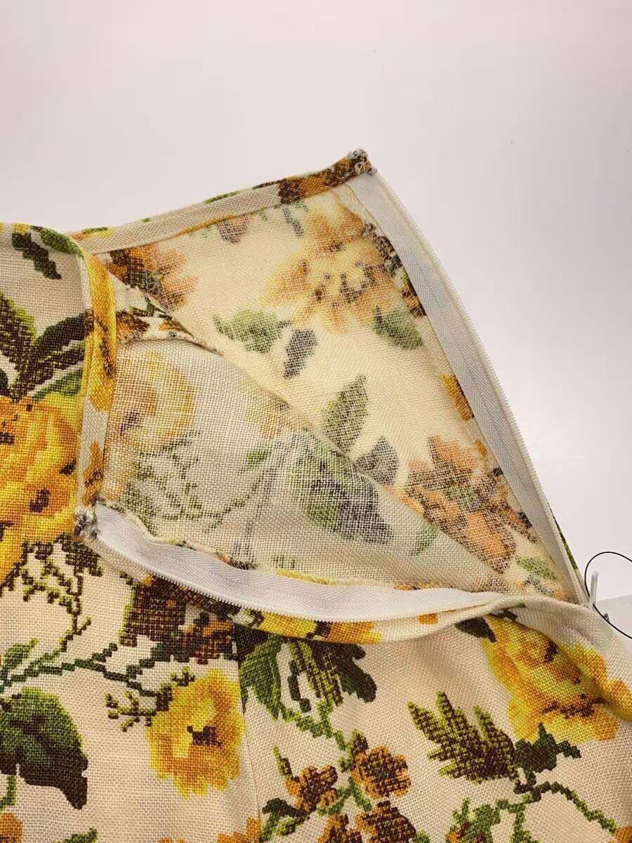 Comme des Garcons Floral Linen Skirt Size 26" / US 2 / IT 38 - 3 Thumbnail