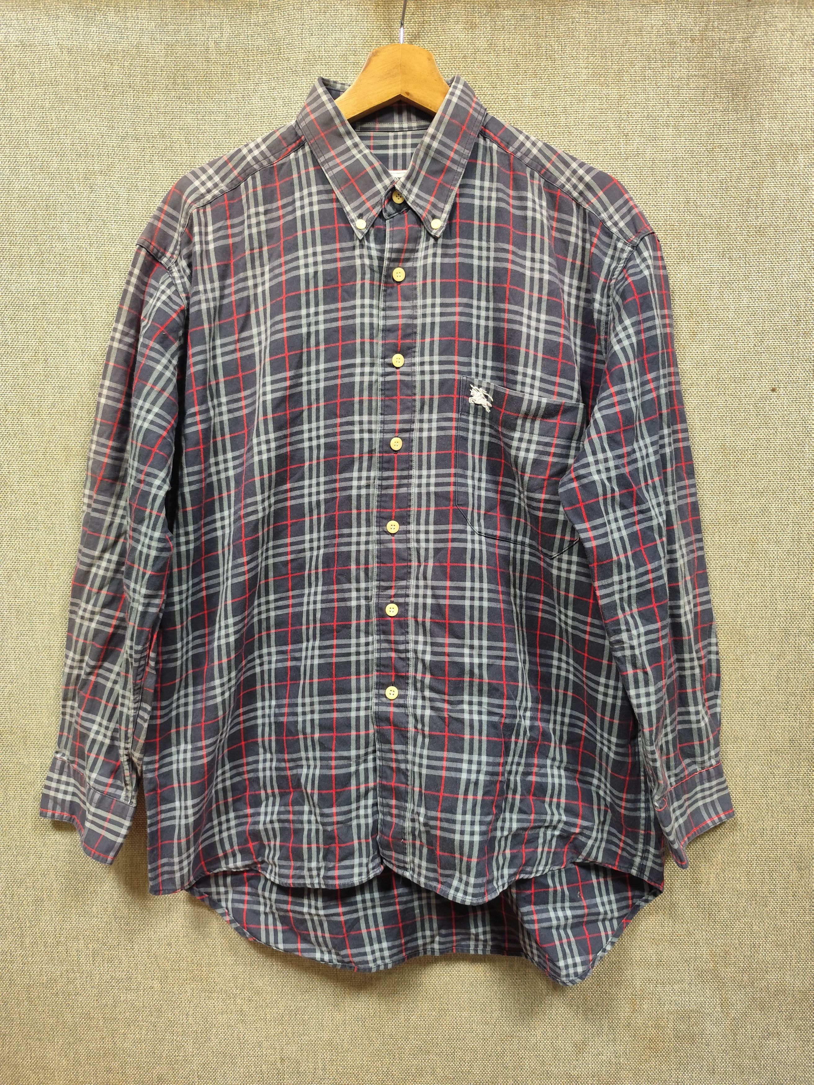 Burberry vintage burberry nova check button ups Size US M / EU 48-50 / 2 - 1 Thumbnail