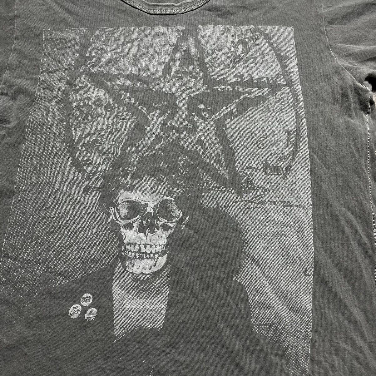 Vintage Vintage Y2K Obey Skull Graphic Tee Sun Faded Goth Punk M Size US M / EU 48-50 / 2 - 3 Thumbnail